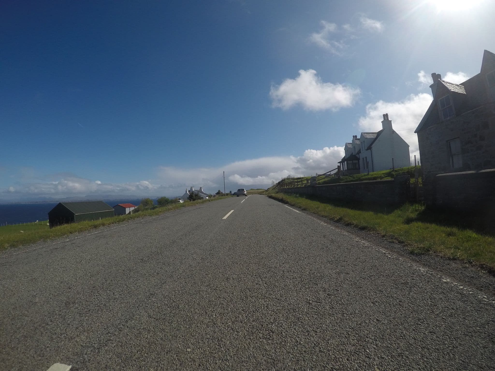 Street view near Hartaval & Baca Ruadh, Portree — © chrisbeddow (CC BY-SA · Mapillary)