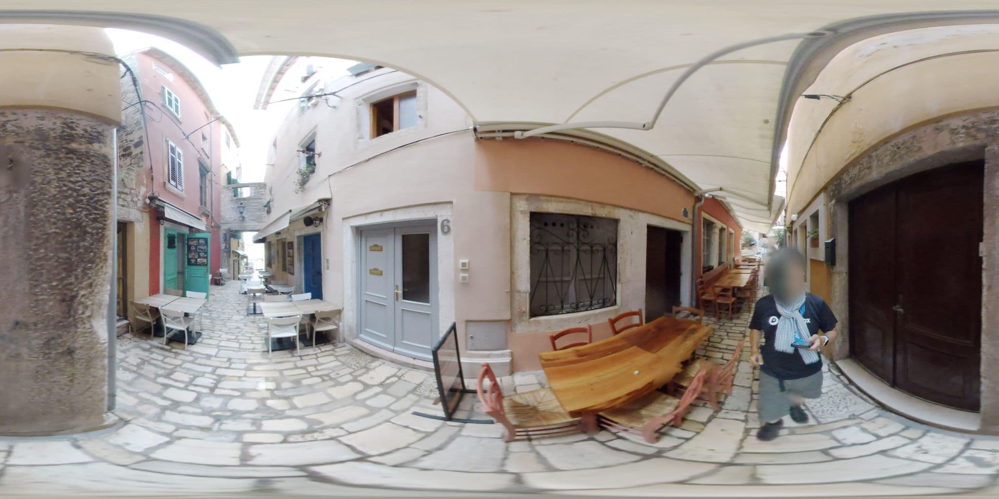 Street view near Villa tuttorotto, Rovinj