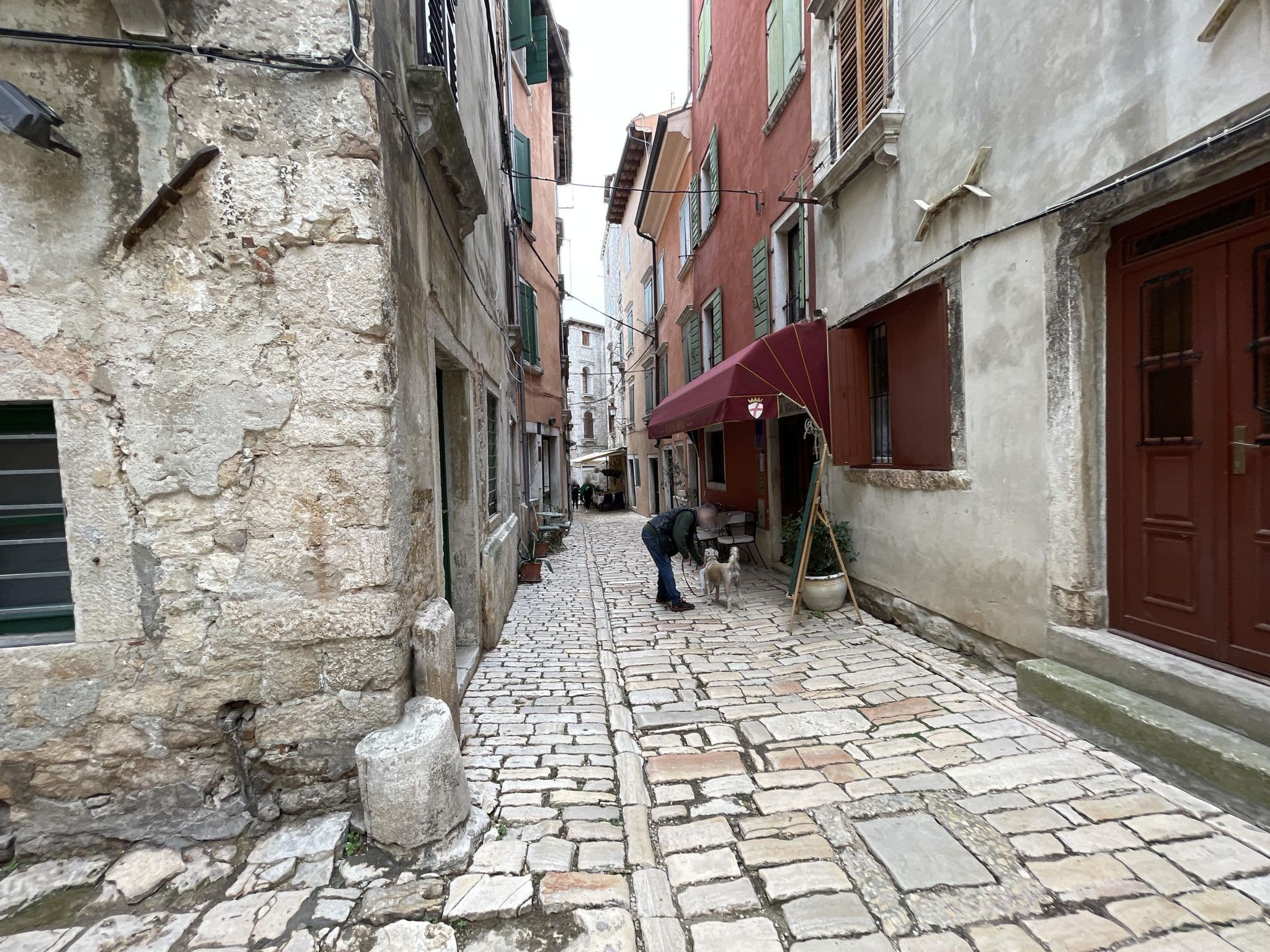 Street view near Villa Valdibora, Rovinj