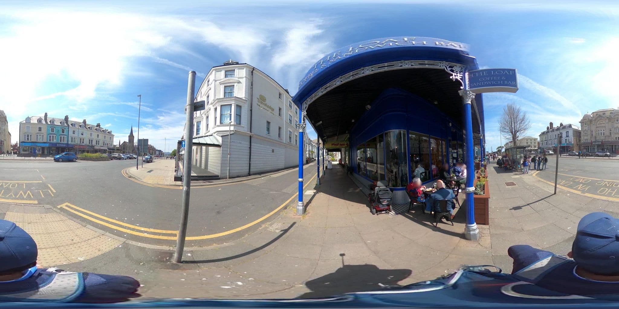 Street view near Clarence Hotel, Llandudno — © ricardo_noble (CC BY-SA · Mapillary)