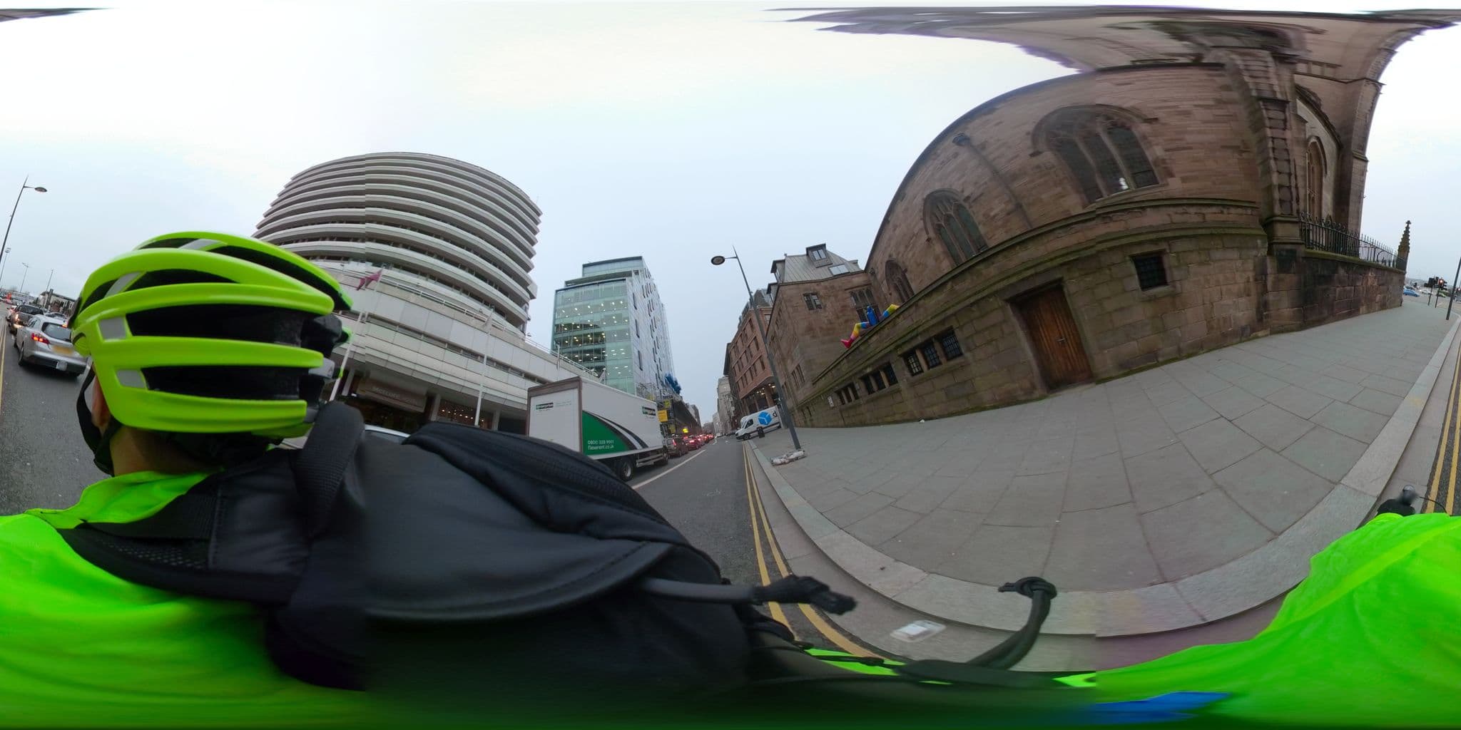 Street view near Mercure Liverpool Atlantic Tower Hotel, Liverpool — © gjpalmer (CC BY-SA · Mapillary)