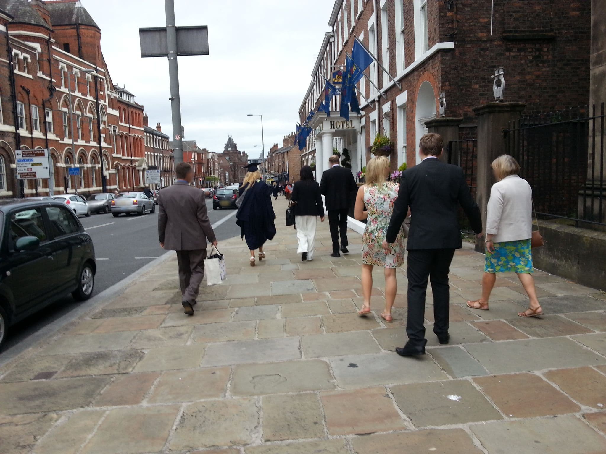 Street view near Best Western Feathers Hotel, Liverpool — © thingomy (CC BY-SA · Mapillary)