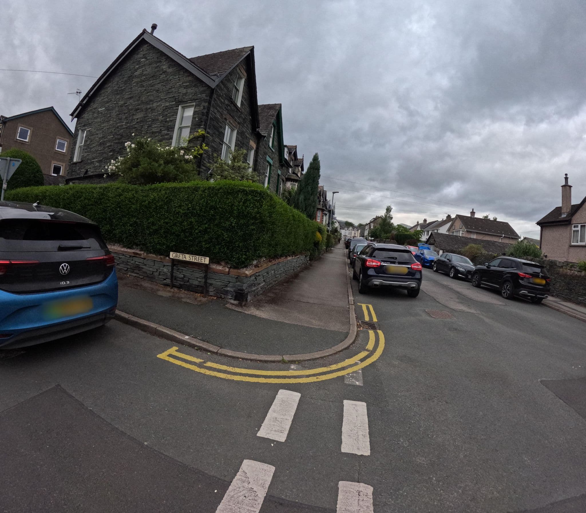 Street view near Rivendell Guesthouse, Keswick — © GeoGoat2622 (CC BY-SA · Mapillary)