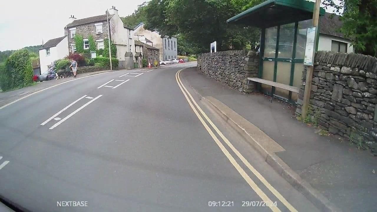 Street view near Churchill Inn, Ambleside — © OrangeHurst97 (CC BY-SA · Mapillary)