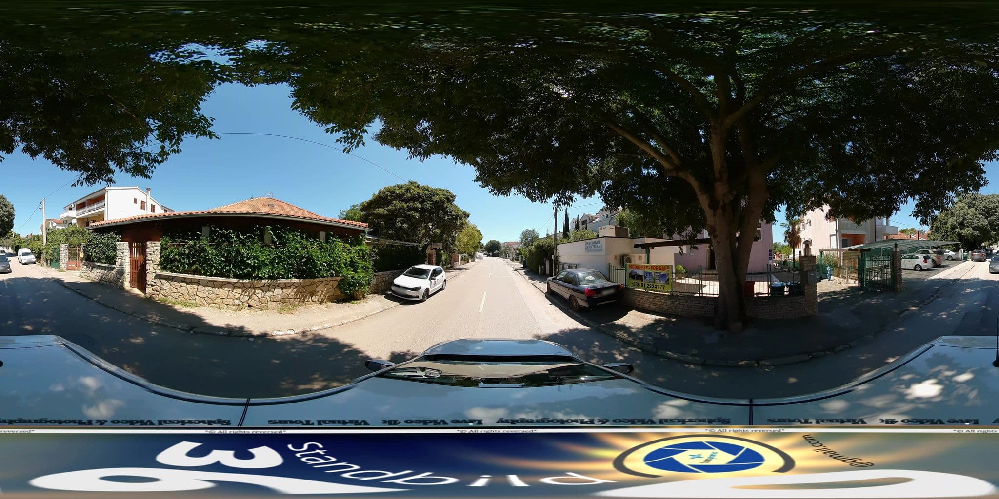 Street view near Villa Toni, Sveti Filip i Jakov — © standbild360 (CC BY-SA · Mapillary)