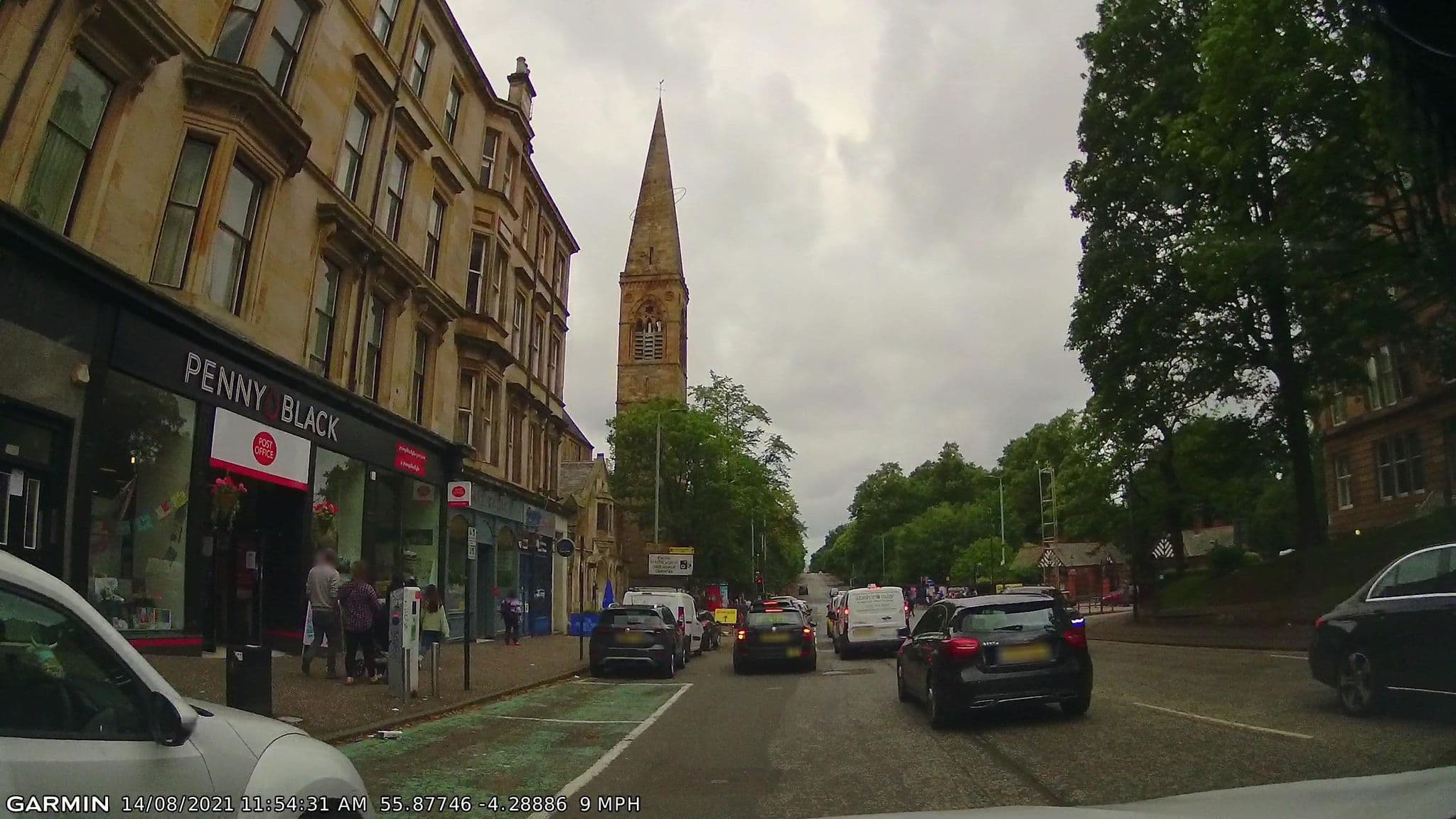 Street view near Clifton Hotel, Glasgow — © gmc (CC BY-SA · Mapillary)
