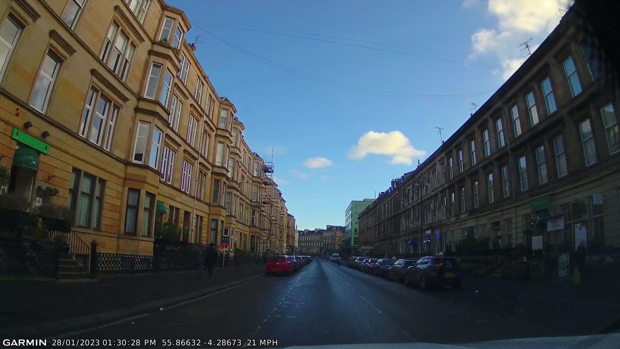 Street view near The Angus Hotel, Glasgow — © gmc (CC BY-SA · Mapillary)