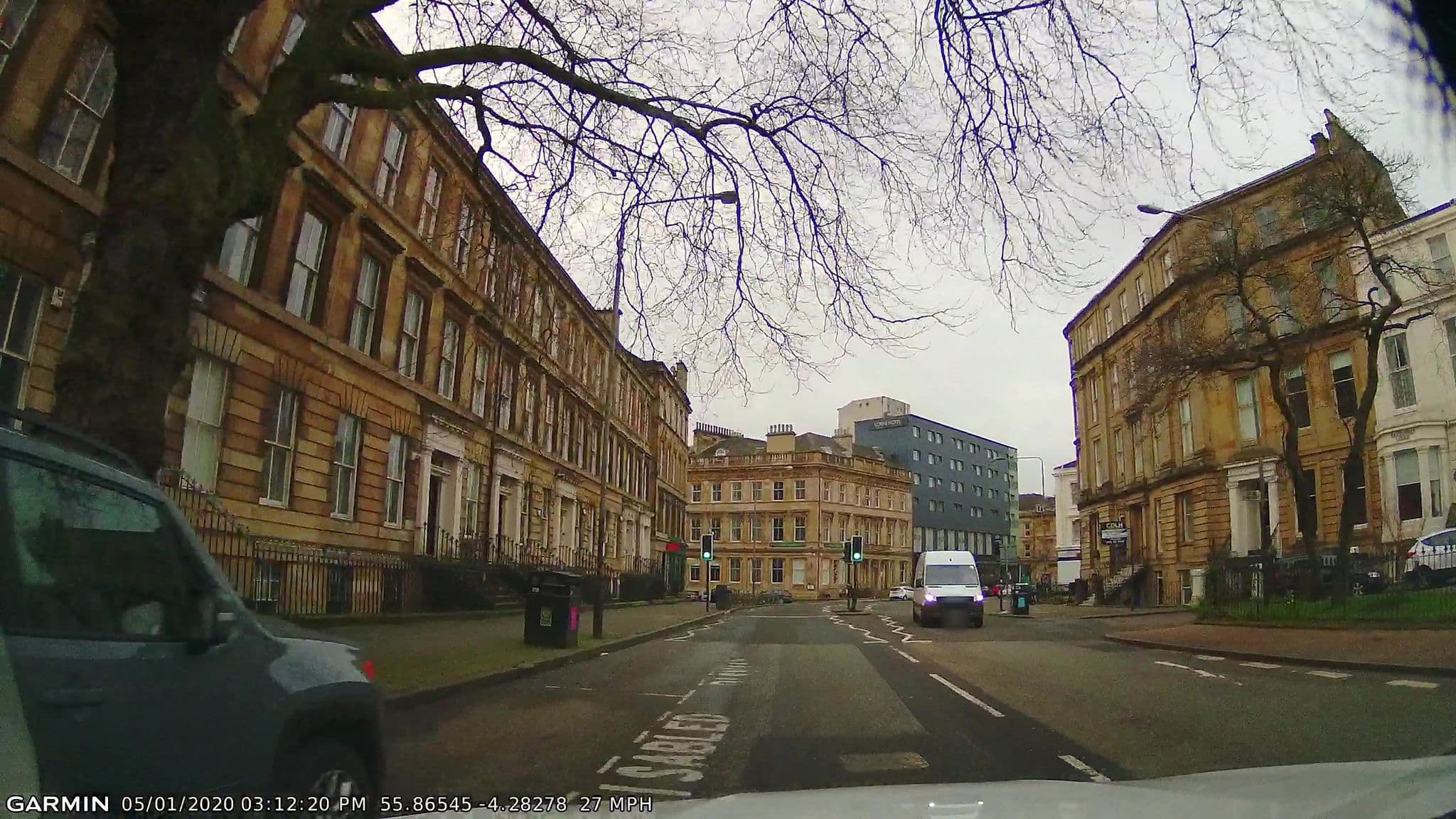 Street view near The Sandyford Lodge, Glasgow — © gmc (CC BY-SA · Mapillary)