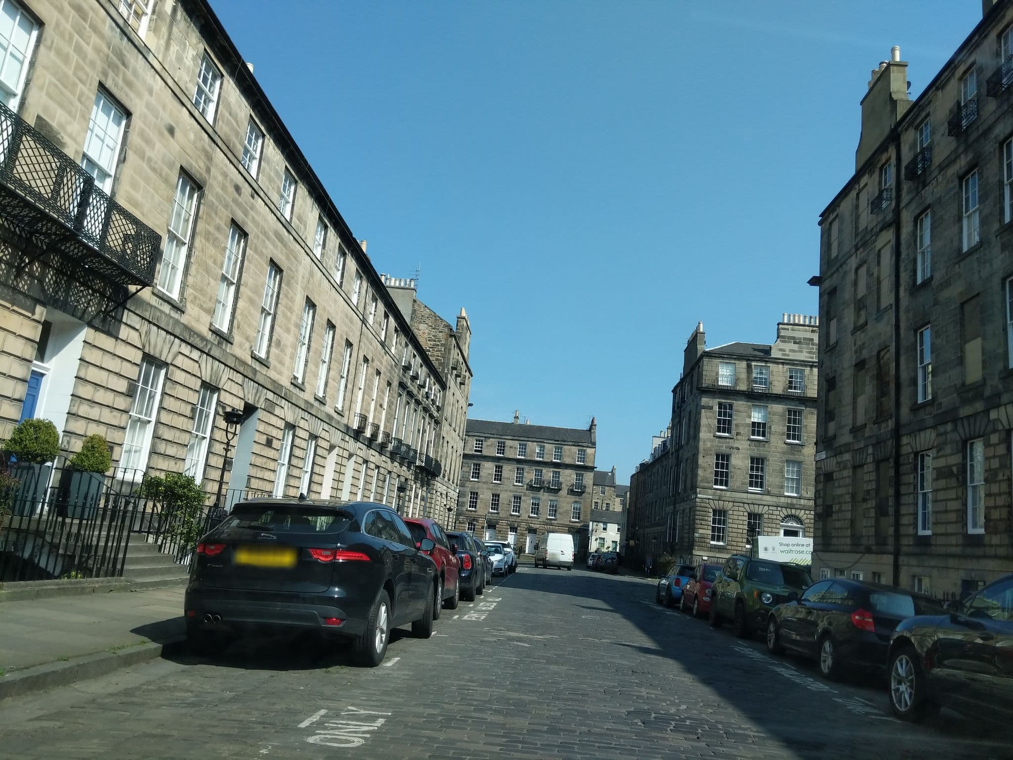 Street view near Northumberland Street - Greatbase, Edinburgh — © ccbb7766 (CC BY-SA · Mapillary)