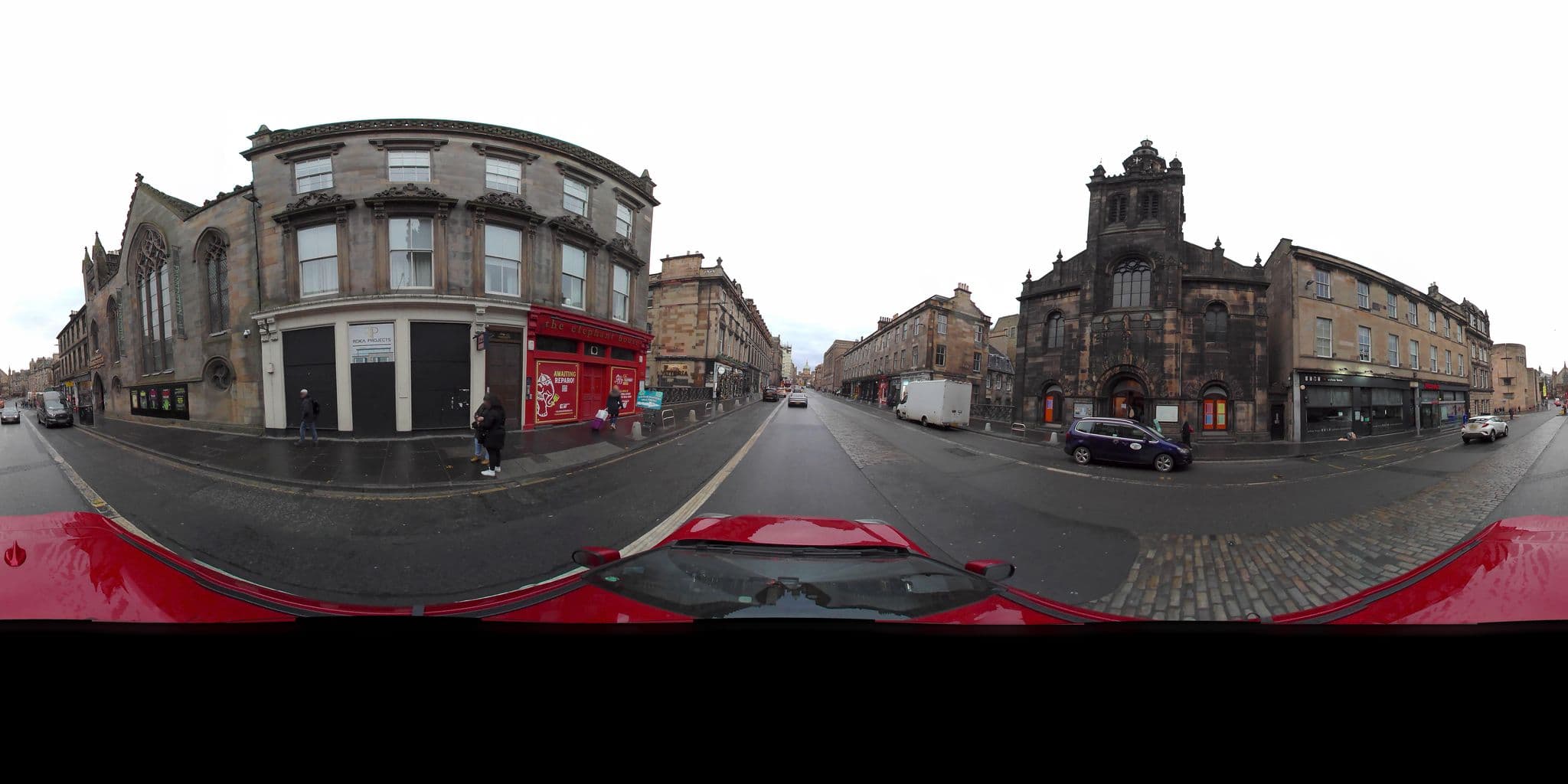 Street view near Destiny Scotland - George IV Apartments, Edinburgh — © terravisus (CC BY-SA · Mapillary)