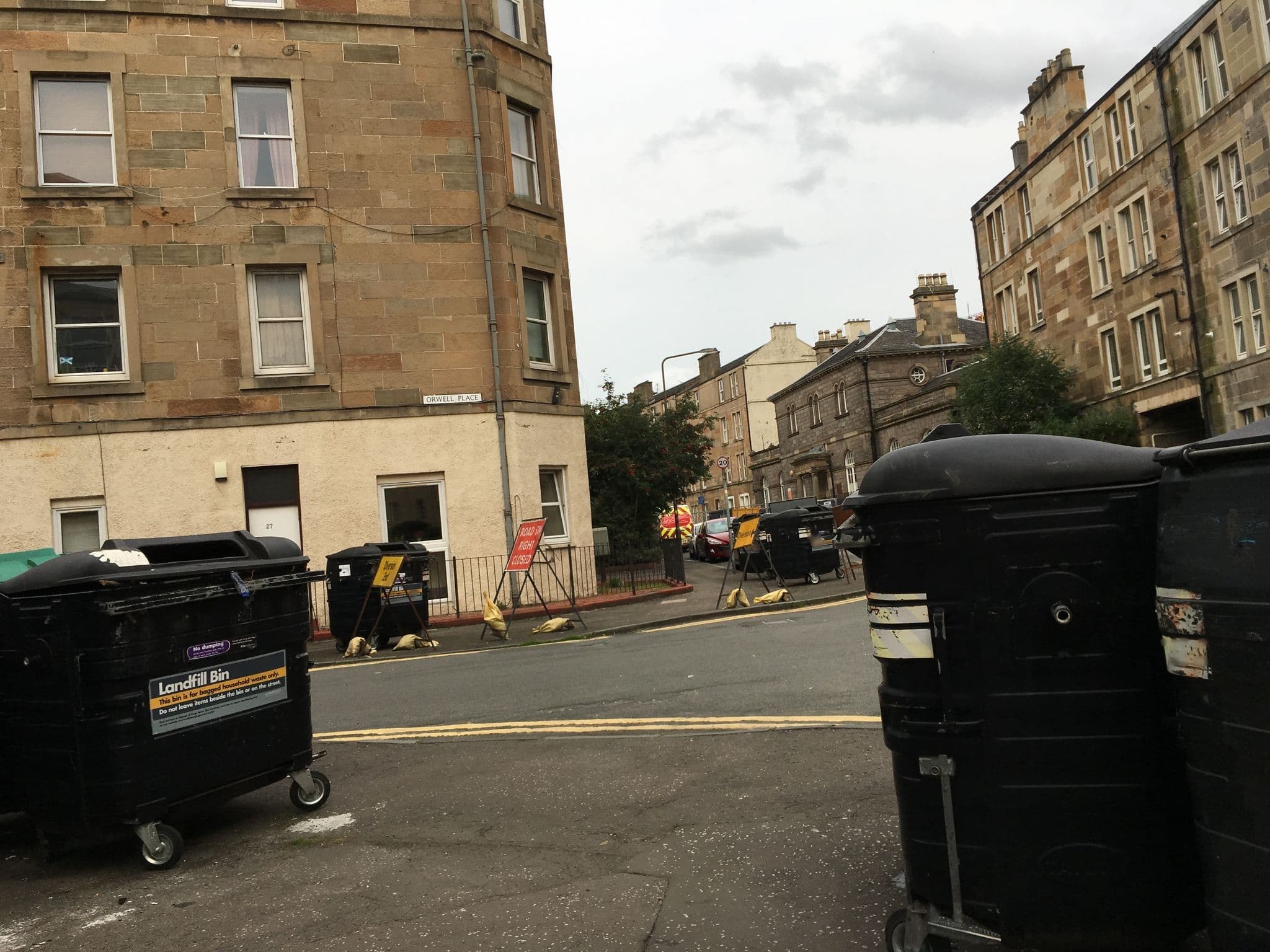 Street view near Orwell Cottage, Edinburgh — © ccbb7766 (CC BY-SA · Mapillary)