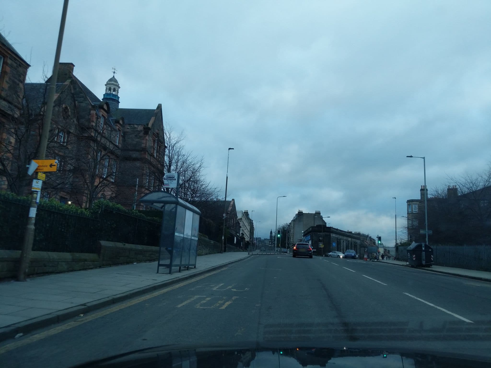 Street view near Kingsford Residence, Edinburgh — © ccbb7766 (CC BY-SA · Mapillary)