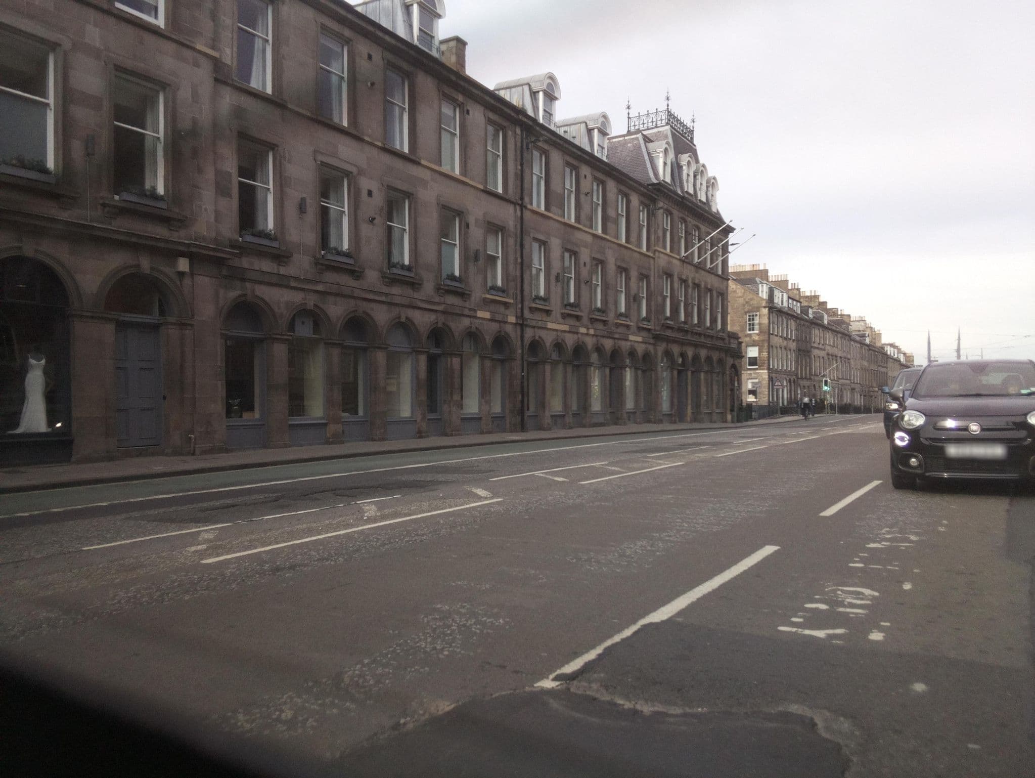 Street view near Blue Rainbow Apartments, Edinburgh — © southglos (CC BY-SA · Mapillary)