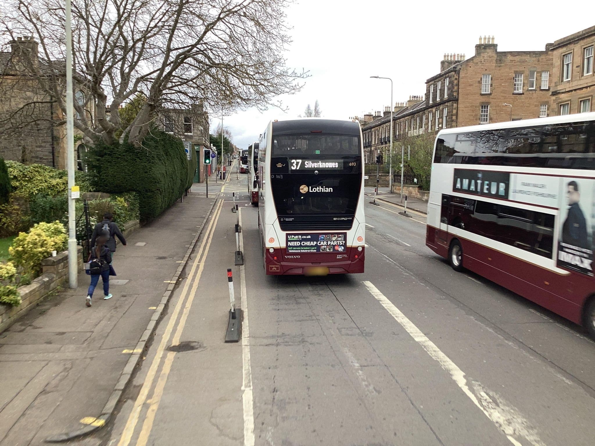 Street view near abcorn Guesthouse, Edinburgh — © lucagm (CC BY-SA · Mapillary)
