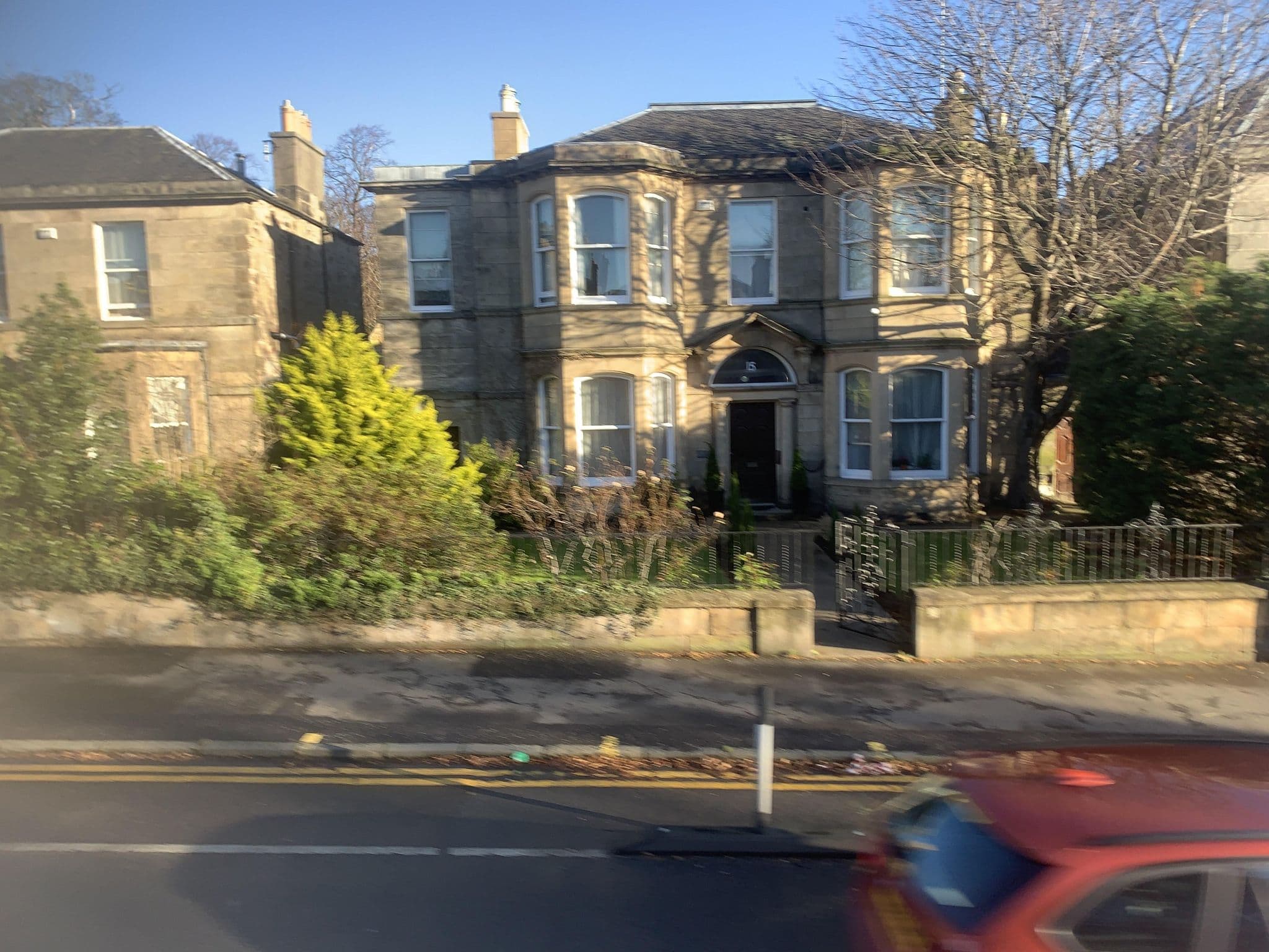 Street view near The Thrums Edinburgh, Edinburgh — © lucagm (CC BY-SA · Mapillary)