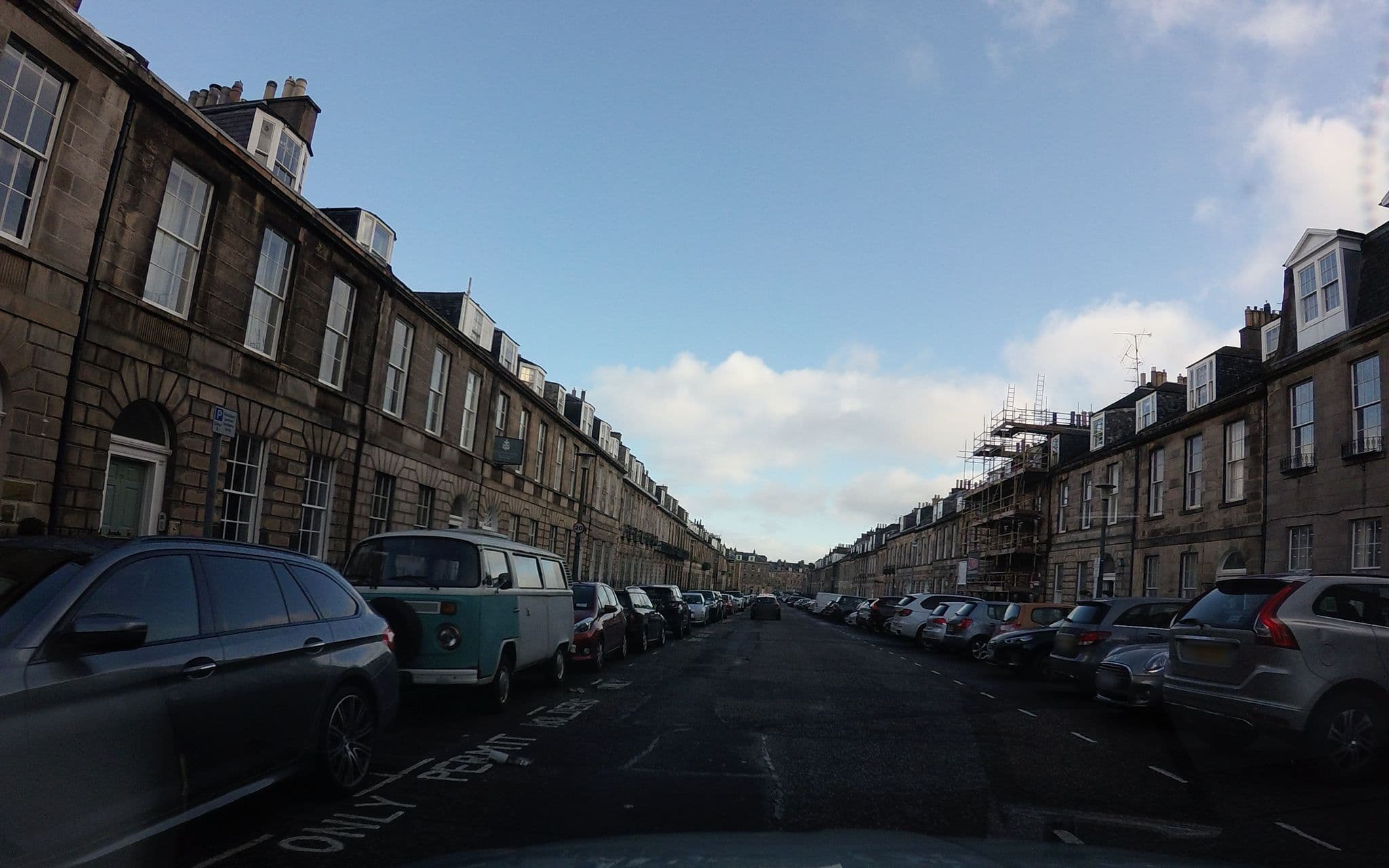 Street view near Edlets, Edinburgh — © hobgoblin (CC BY-SA · Mapillary)