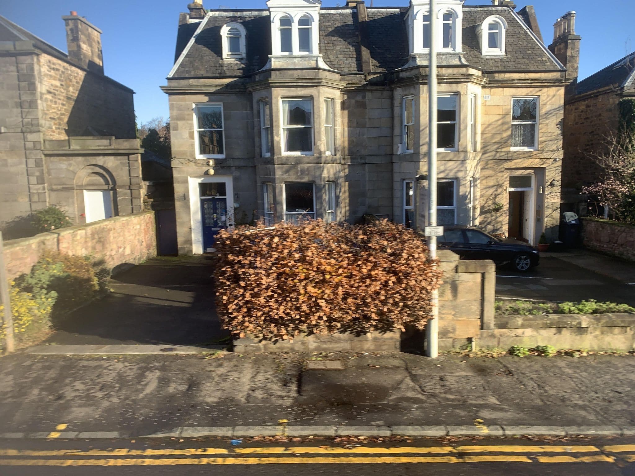 Street view near Strathallan Guesthouse, Edinburgh — © lucagm (CC BY-SA · Mapillary)