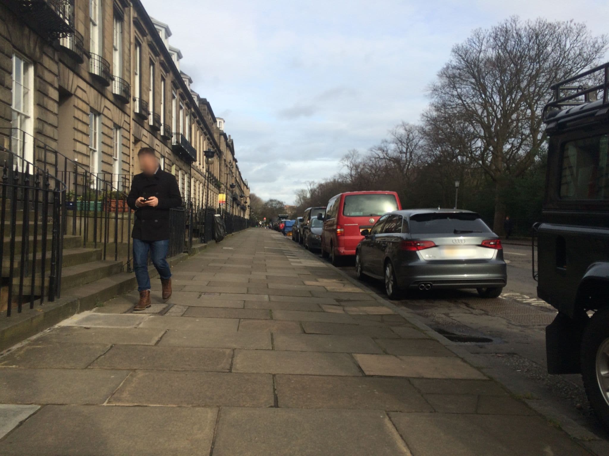 Street view near The Stevenson House, Edinburgh — © drnoble (CC BY-SA · Mapillary)