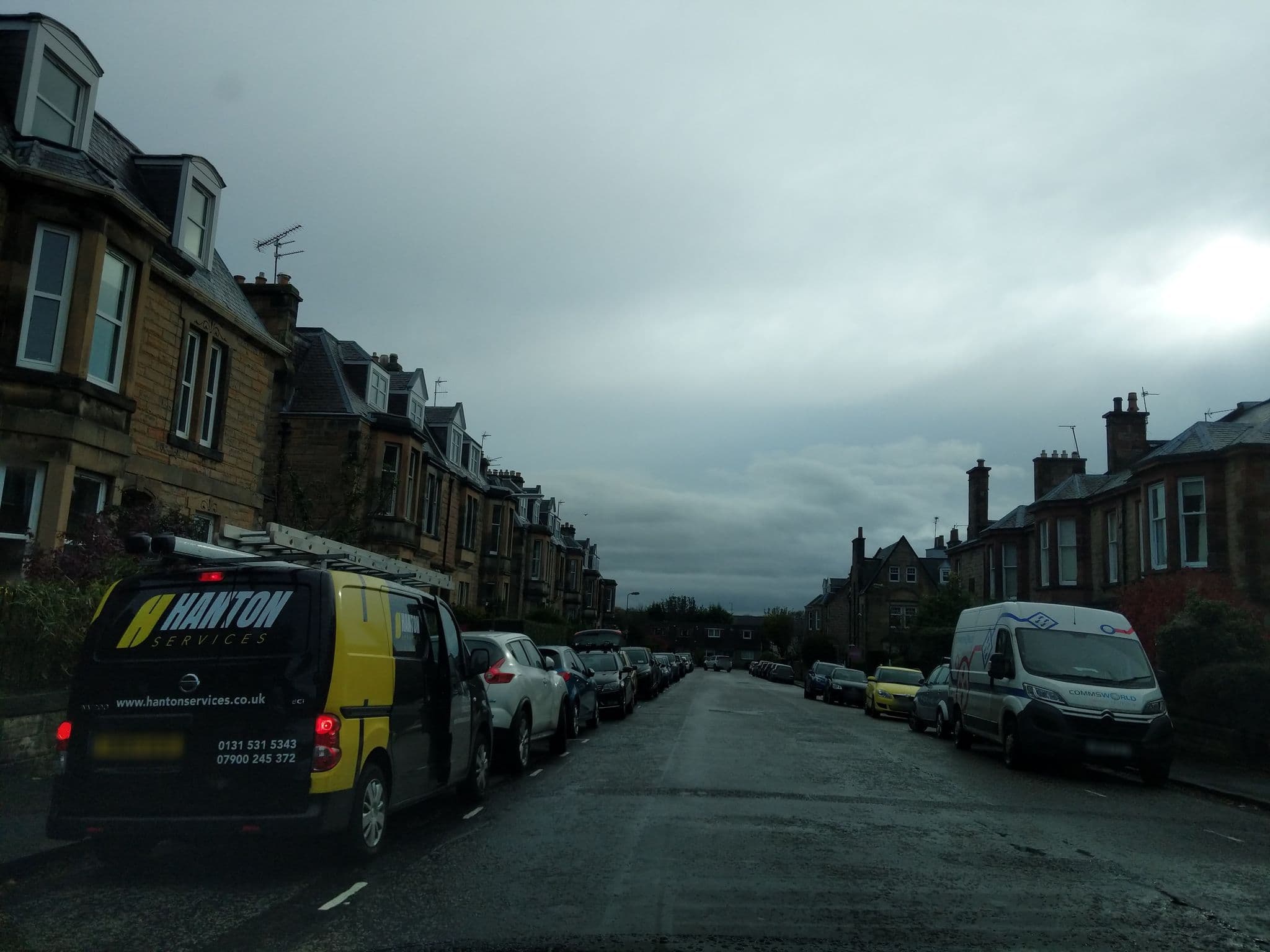 Street view near Kenvie Guest House, Edinburgh — © ccbb7766 (CC BY-SA · Mapillary)