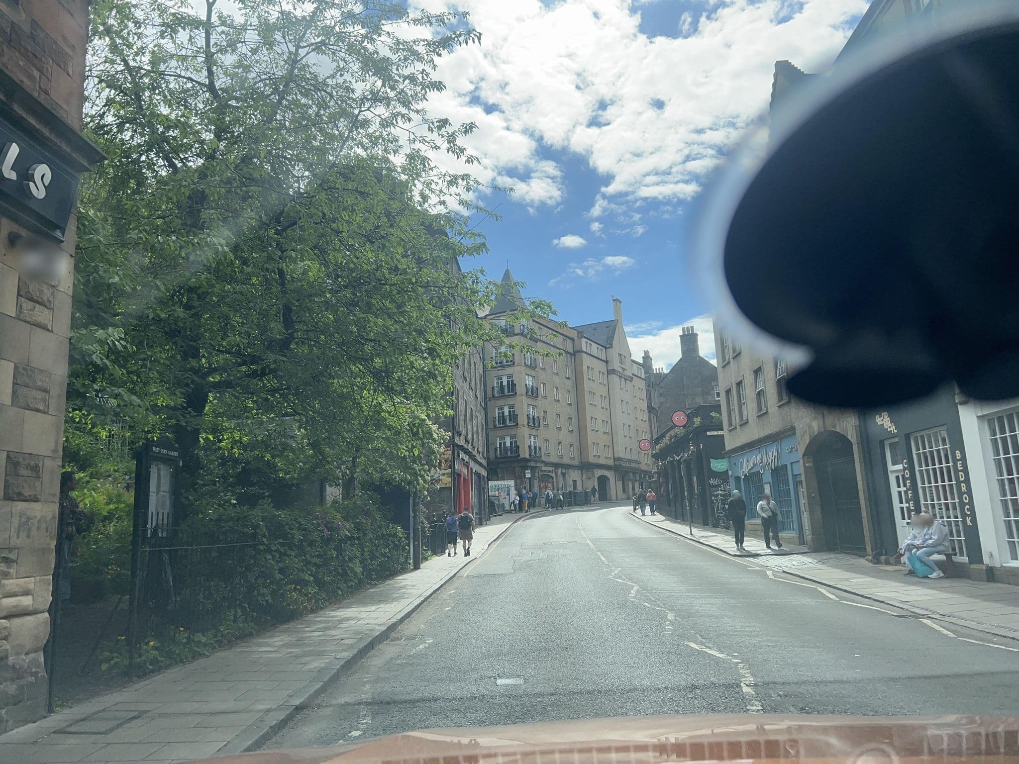 Street view near West Port Pads, Edinburgh — © lucagm (CC BY-SA · Mapillary)