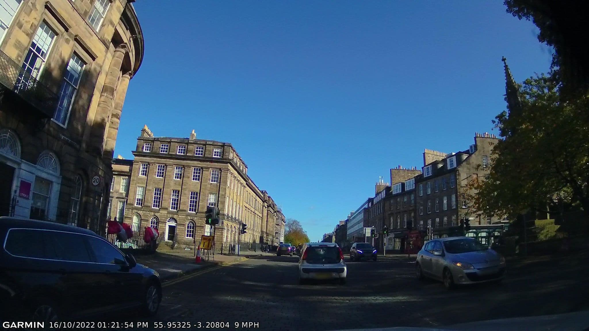 Street view near 4 Forres Street, Edinburgh — © gmc (CC BY-SA · Mapillary)