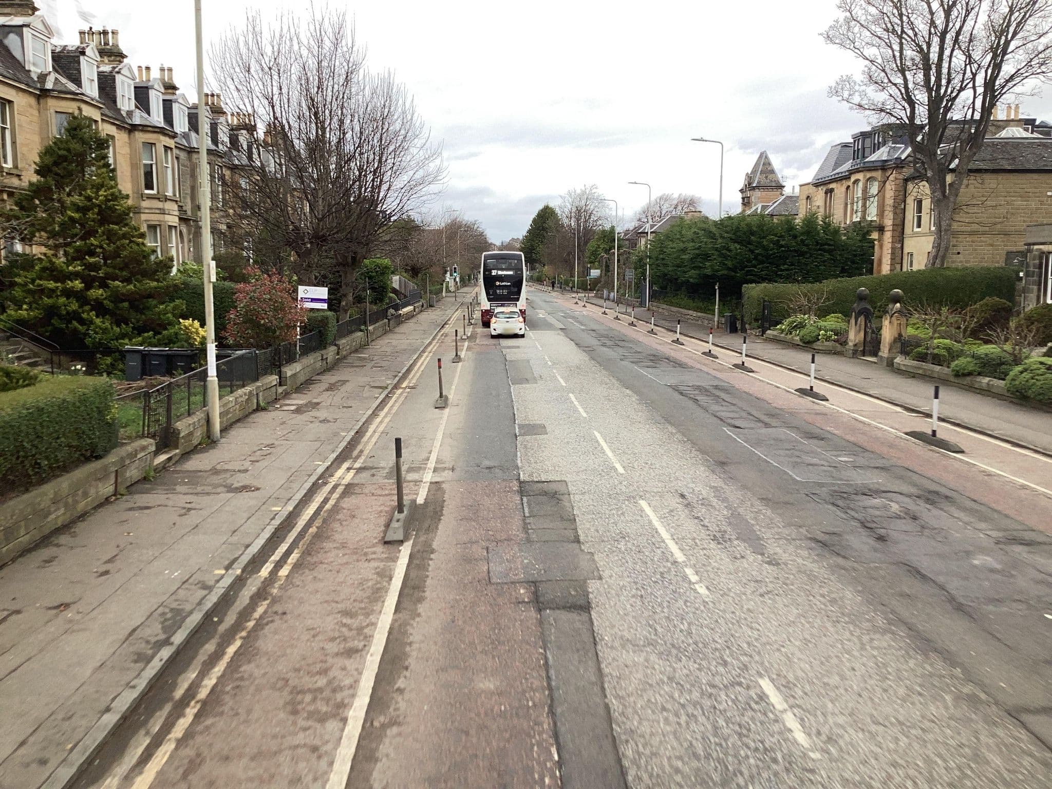 Street view near Quendale Guest House, Edinburgh — © lucagm (CC BY-SA · Mapillary)