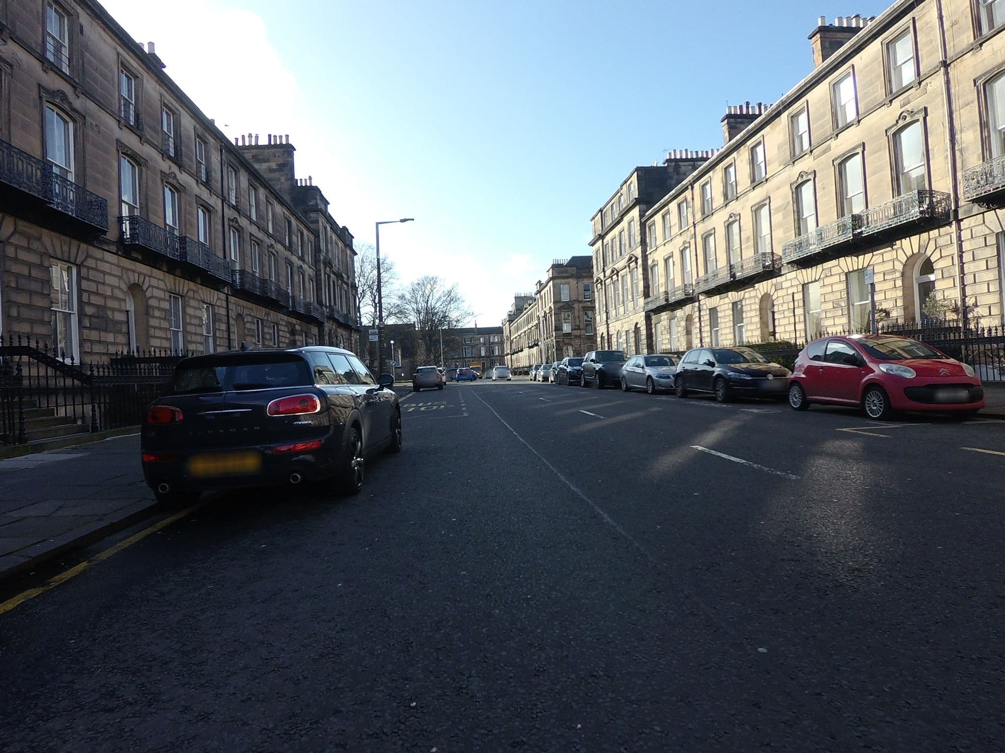 Street view near The Haggis Shack, Edinburgh — © hobgoblin (CC BY-SA · Mapillary)