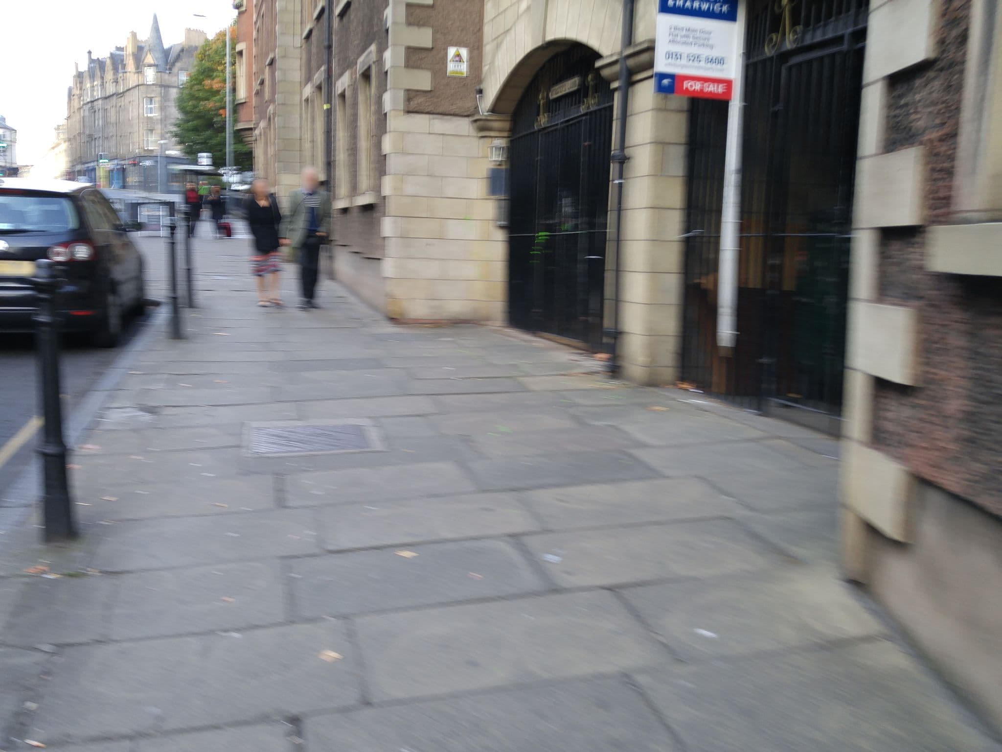 Street view near Grassmarket 5 - Greatbase, Edinburgh — © eneerhut (CC BY-SA · Mapillary)