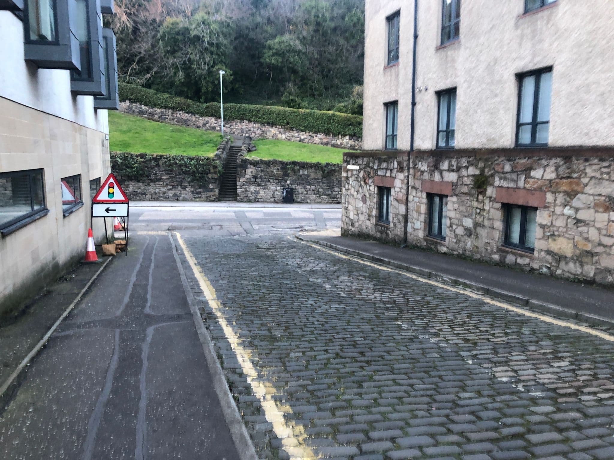 Street view near Student Roost, Edinburgh — © drnoble (CC BY-SA · Mapillary)