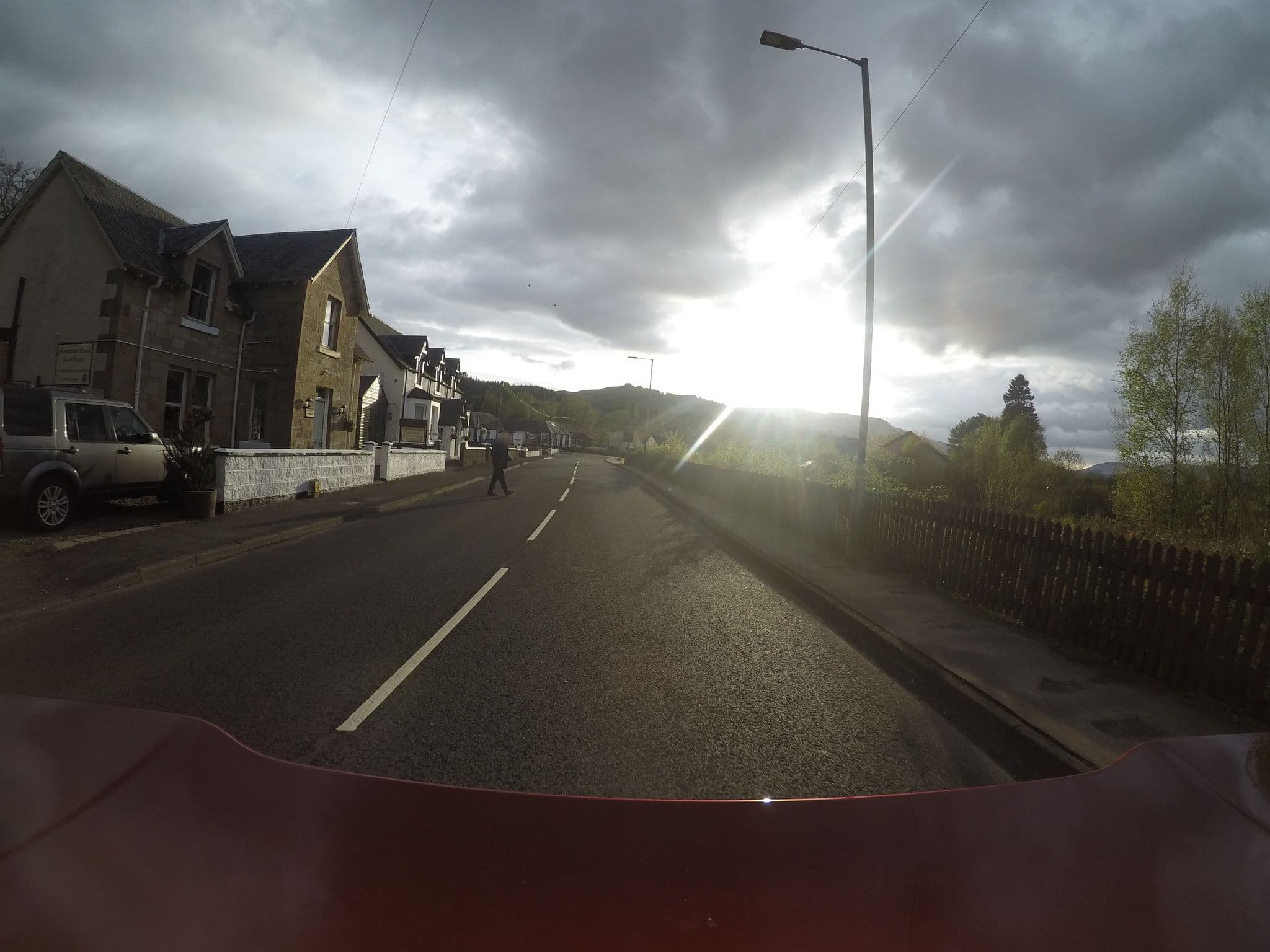 Street view near Glenardran House, Callander — © chrisbeddow (CC BY-SA · Mapillary)