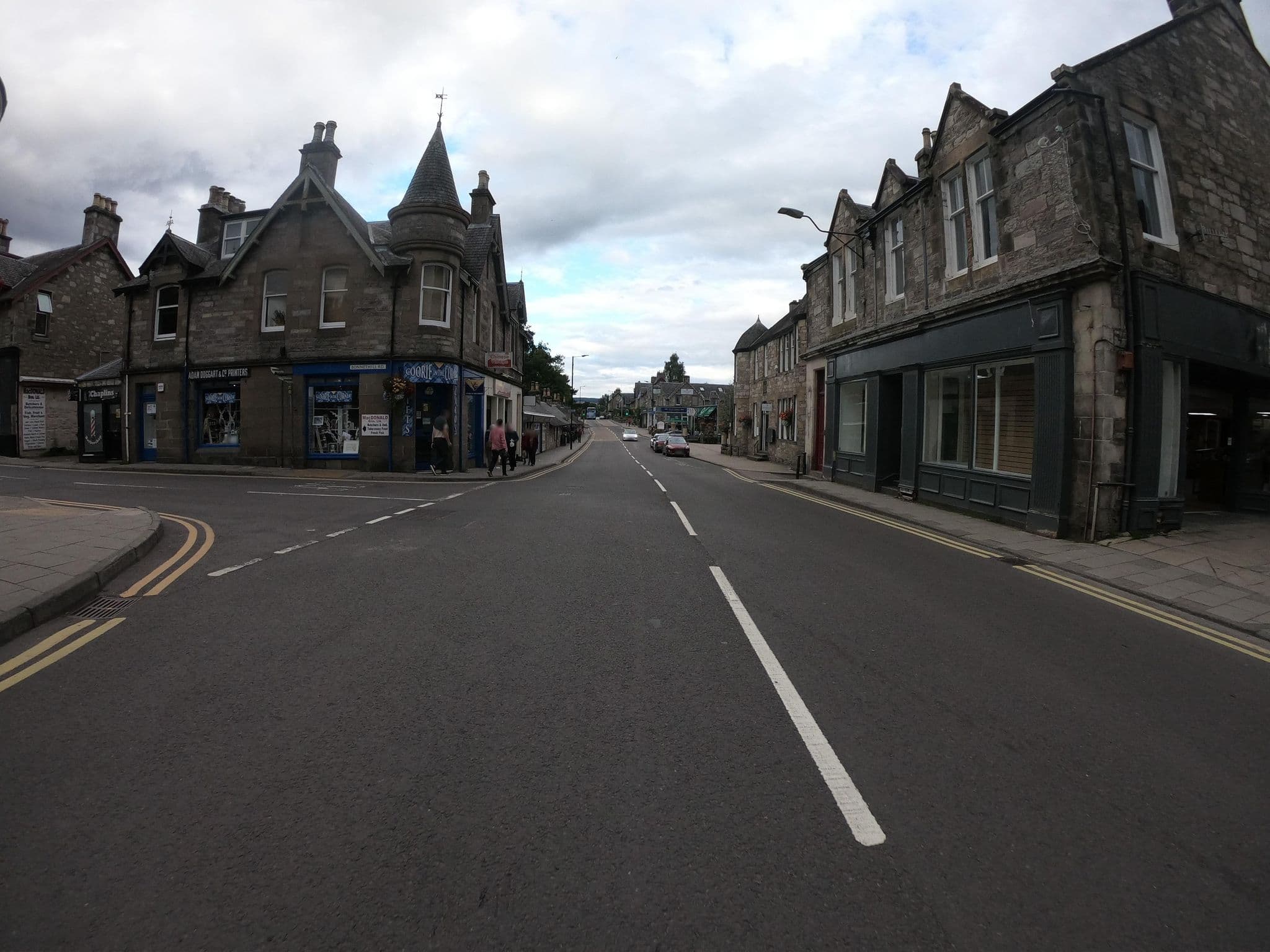 Street view near Bridge House B&B, Pitlochry — © joostjakob (CC BY-SA · Mapillary)