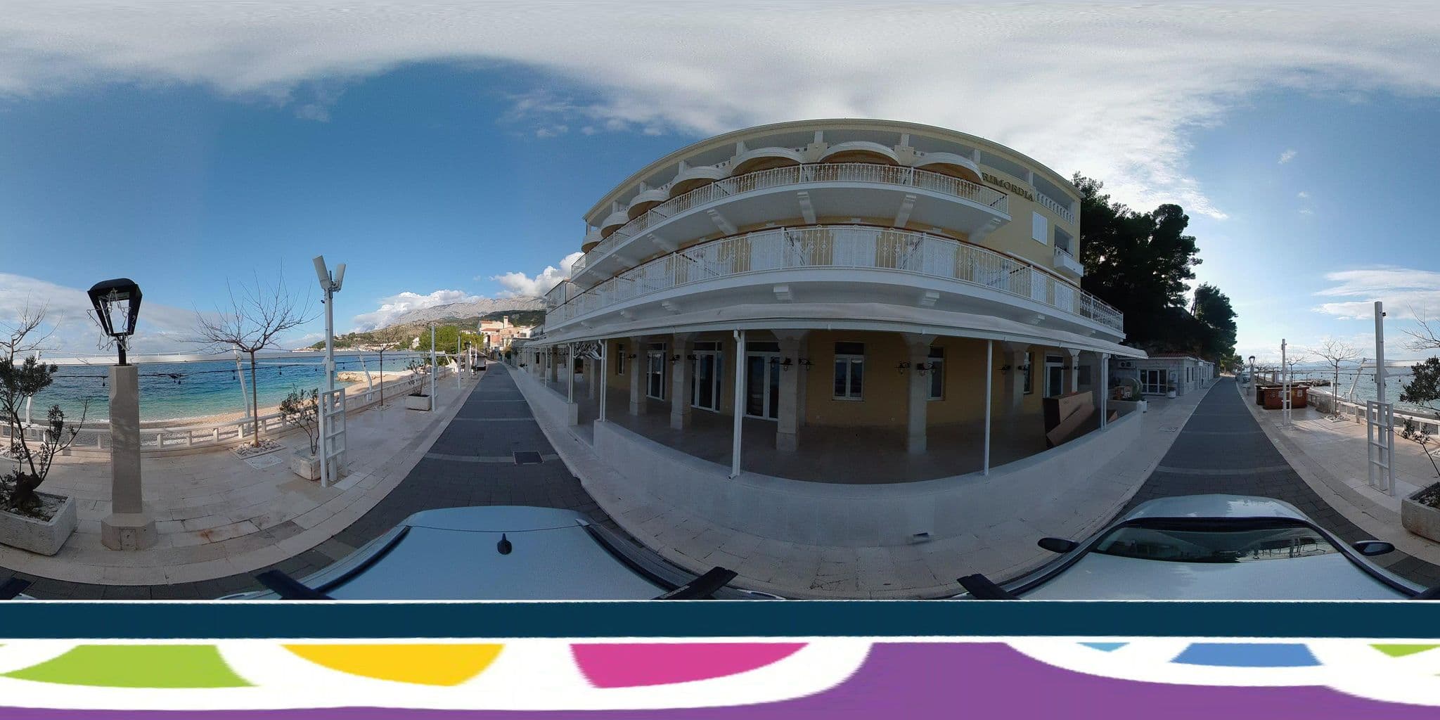 Street view near Hotel Primordia, Podgora — © SilvioBasic (CC BY-SA · Mapillary)