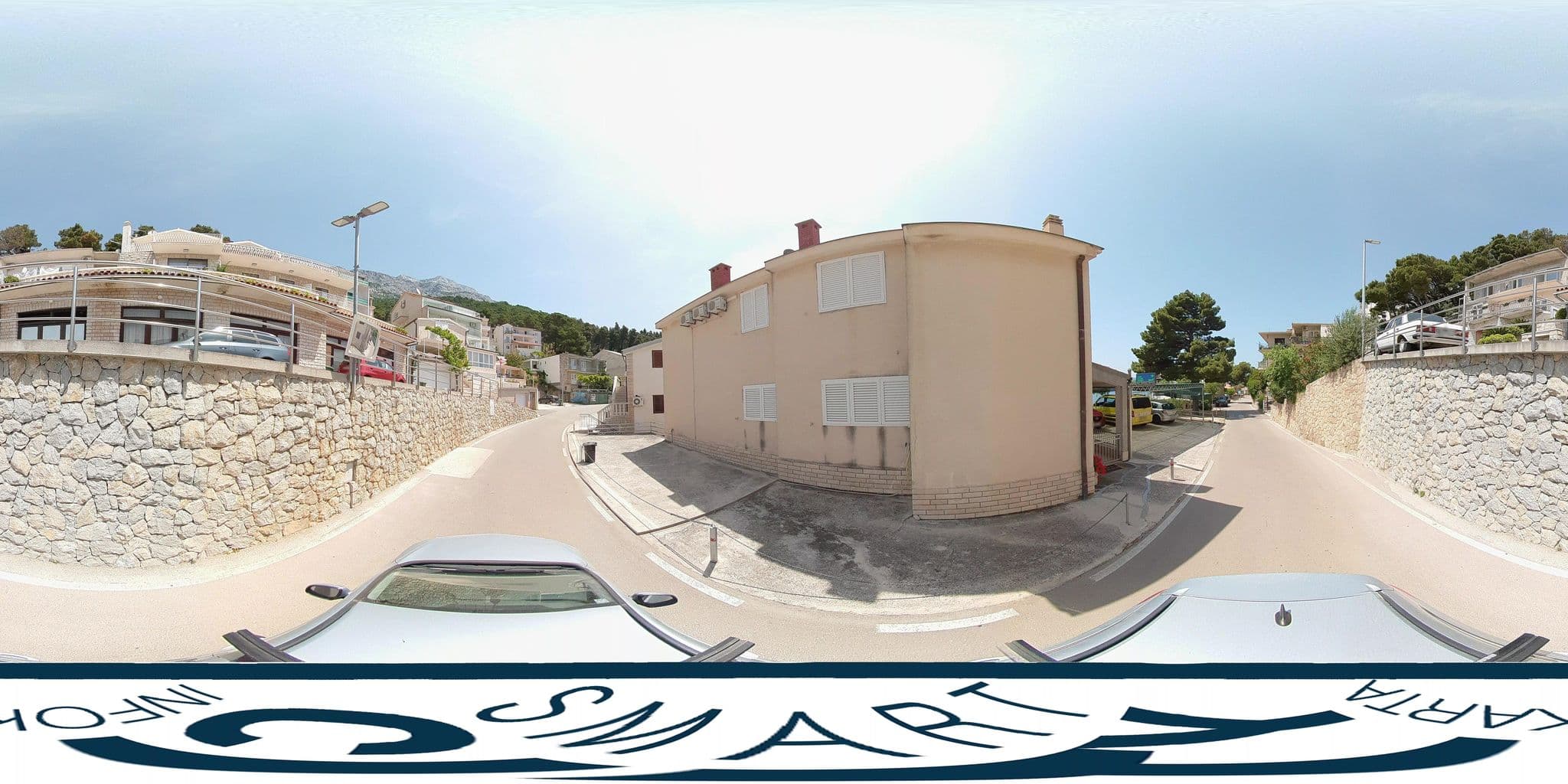 Street view near Villa Lenka and Mate Ivanac, Brela — © SilvioBasic (CC BY-SA · Mapillary)