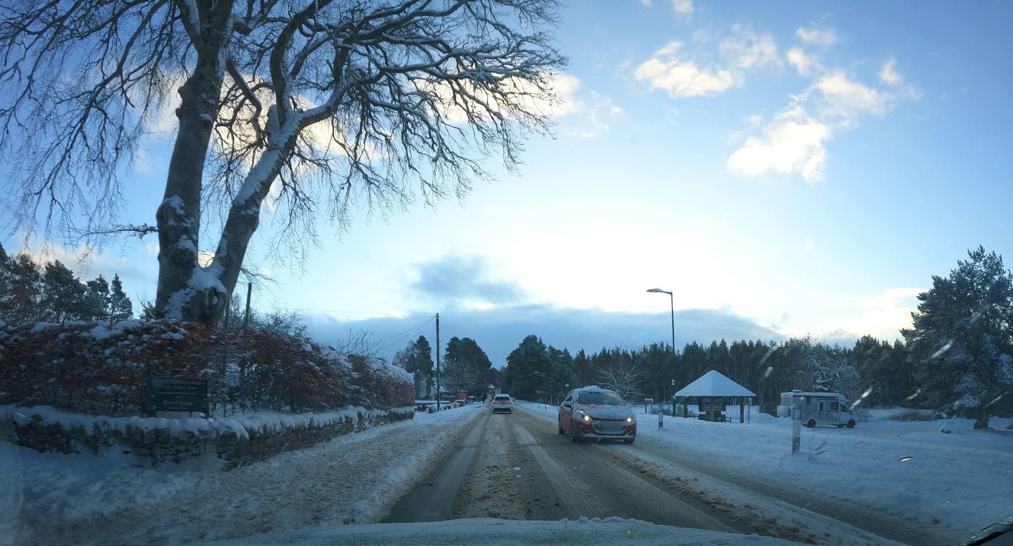 Street view near Riverside Lodge, Aviemore — © hobgoblin (CC BY-SA · Mapillary)