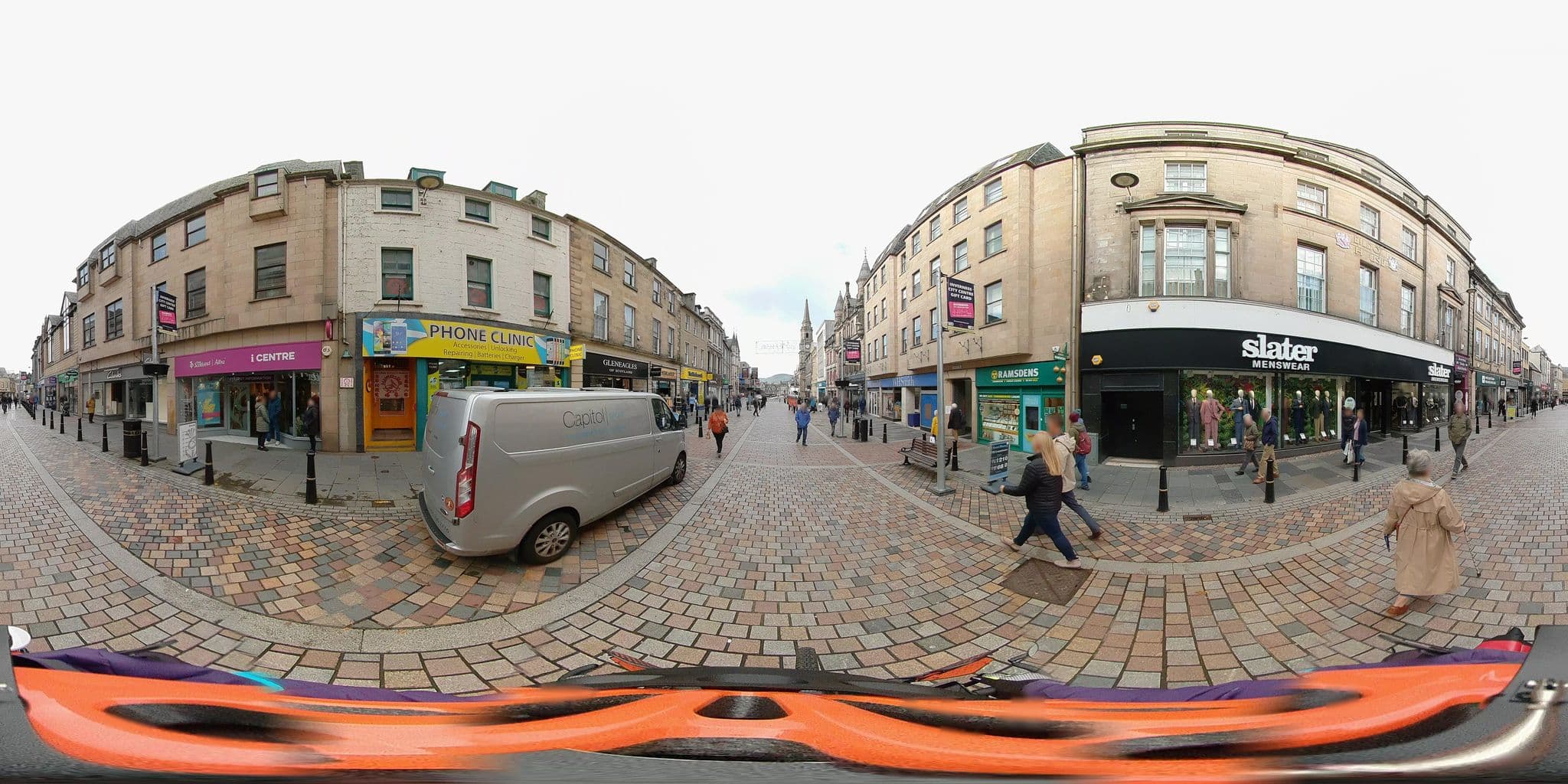 Street view near City Hostel, Inverness — © Walk-Wheel-Cycle-Trust (CC BY-SA · Mapillary)
