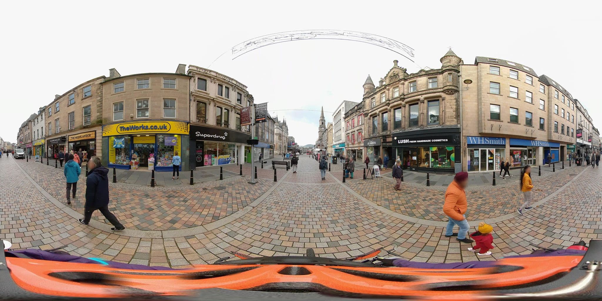 Street view near Highlander Hostel Inverness, Inverness — © Walk-Wheel-Cycle-Trust (CC BY-SA · Mapillary)