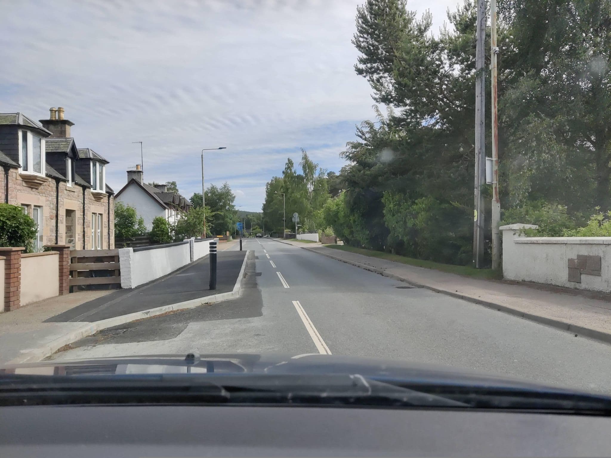 Street view near Crannich House, Aviemore — © fluffyduck (CC BY-SA · Mapillary)