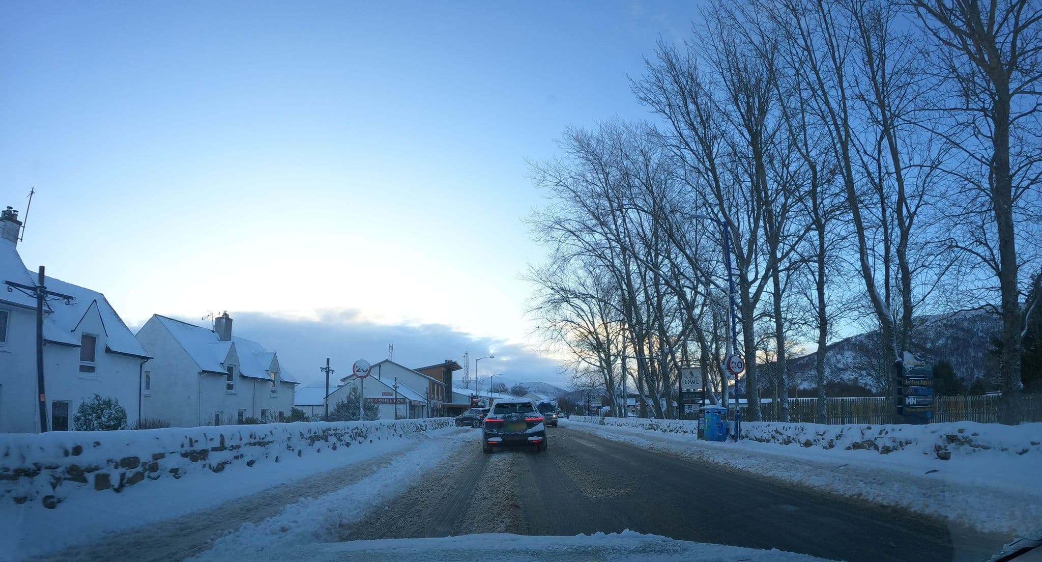 Street view near Flat 7 Grampian Road, Aviemore — © hobgoblin (CC BY-SA · Mapillary)