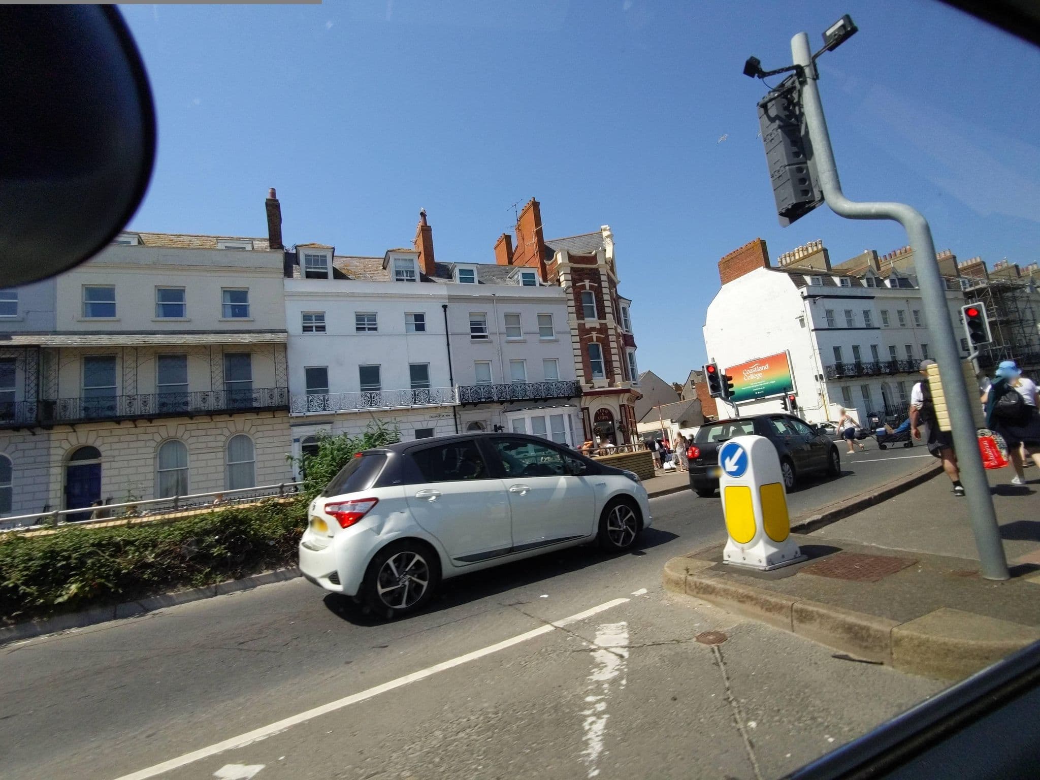 Street view near Hotel Kinley, Weymouth — © WaggyDog (CC BY-SA · Mapillary)