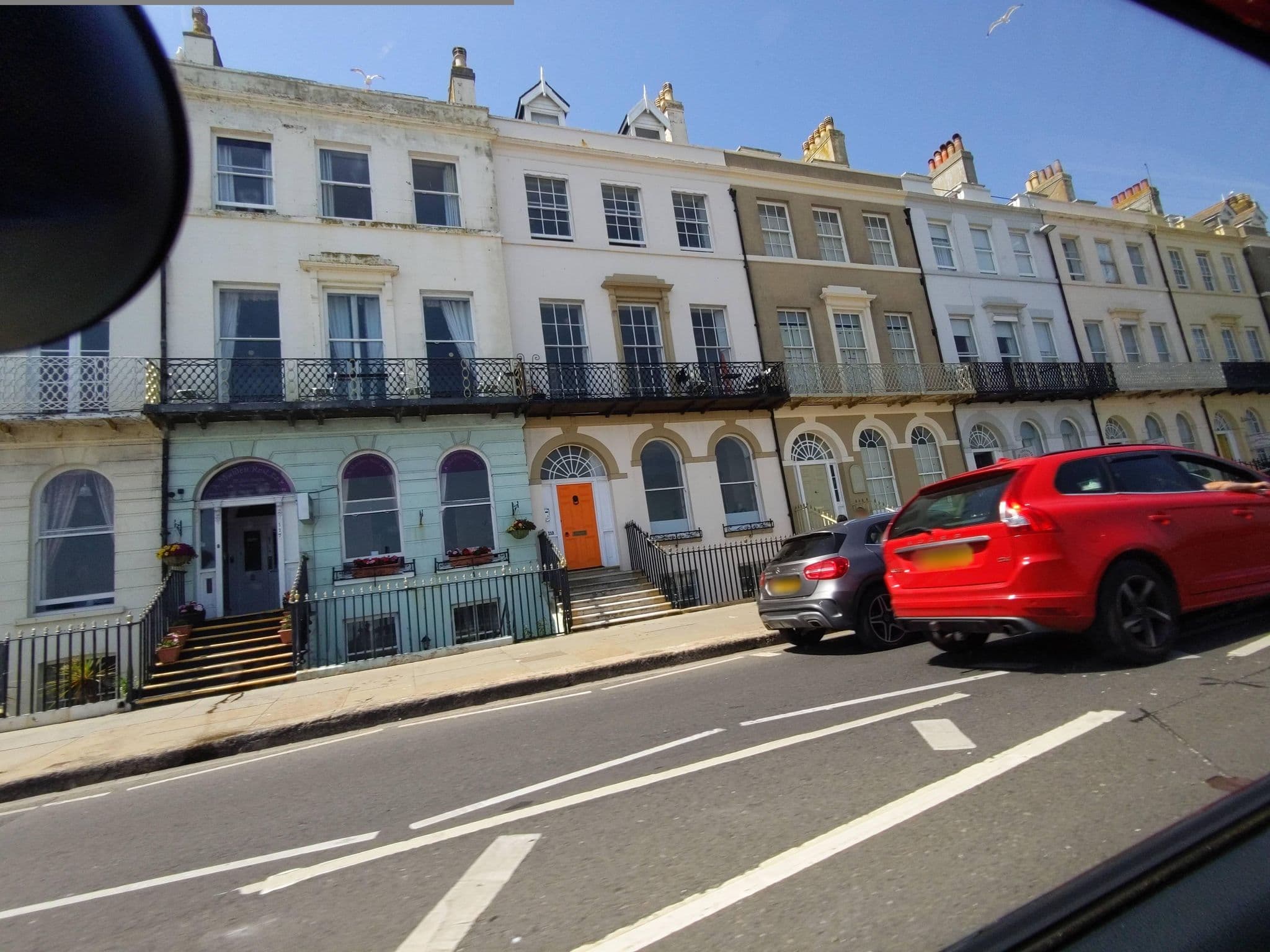Street view near Sherborne Hotel, Weymouth — © WaggyDog (CC BY-SA · Mapillary)