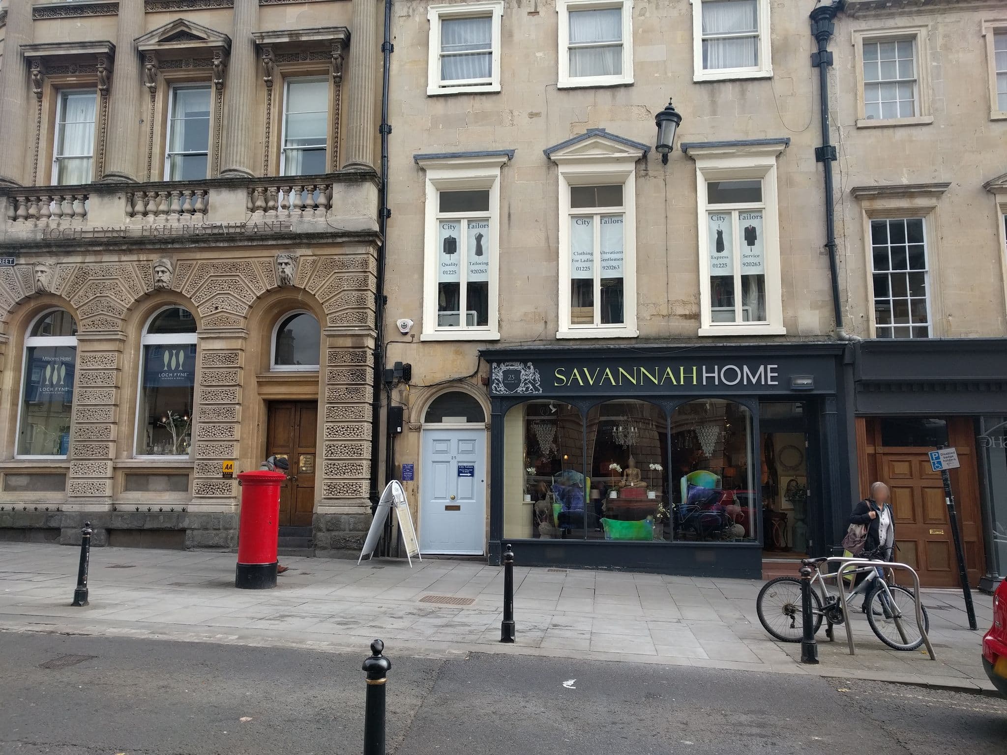 Street view near Milsoms Hotel, Bath — © ldodds (CC BY-SA · Mapillary)
