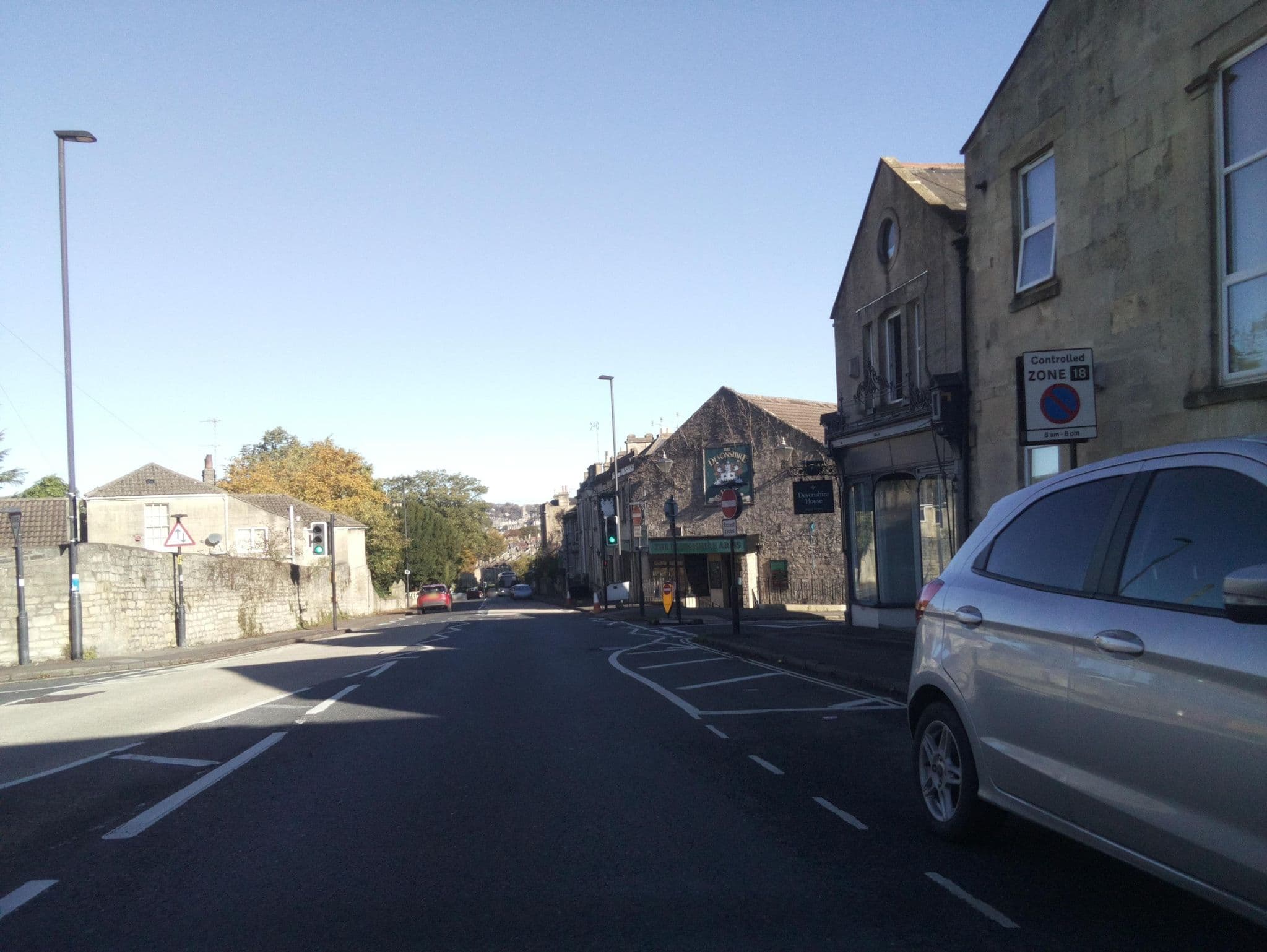 Street view near Devonshire House Hotel Bath, Bath — © southglos (CC BY-SA · Mapillary)