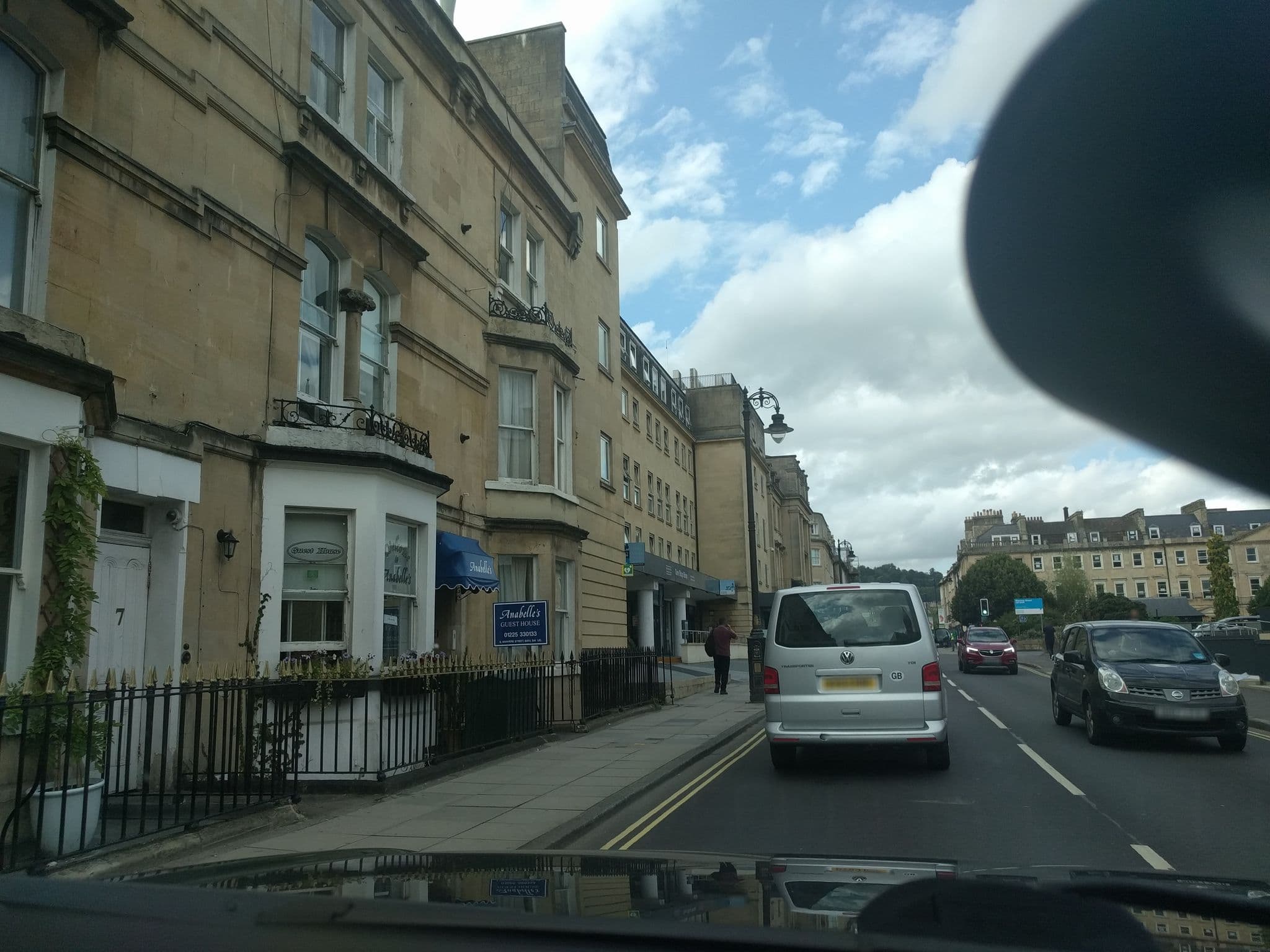 Street view near Anabelle's Guesthouse, Bath — © chris_debian (CC BY-SA · Mapillary)