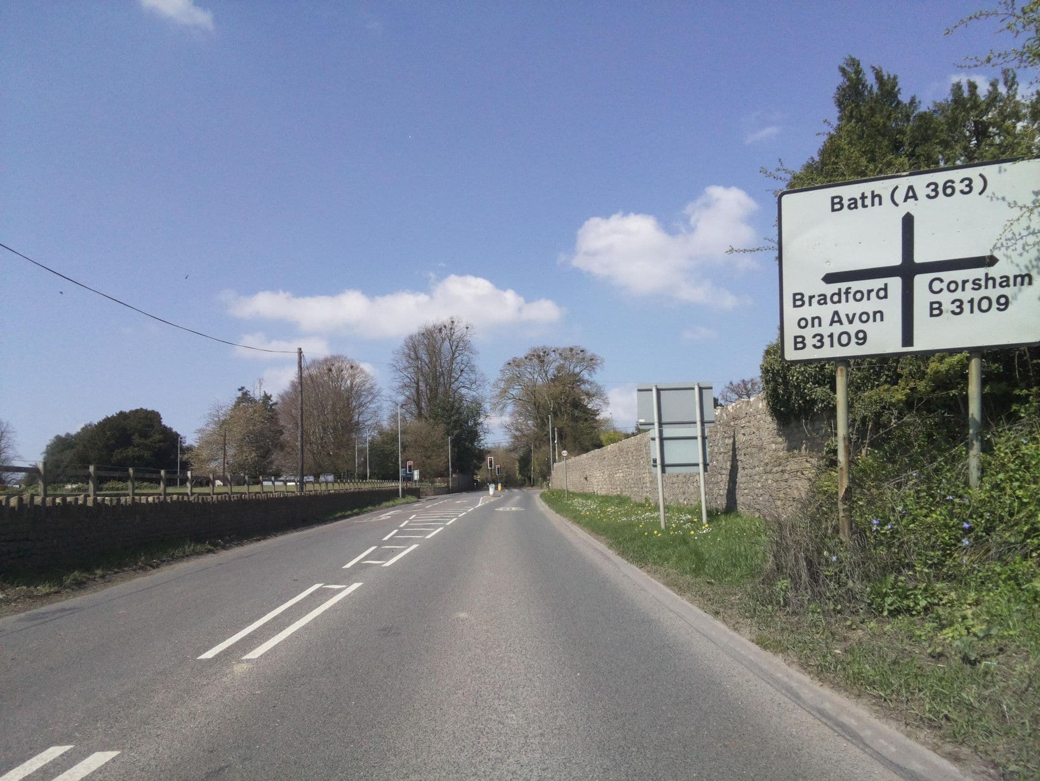 Street view near foxfield glamping, Bradford-on-Avon — © southglos (CC BY-SA · Mapillary)