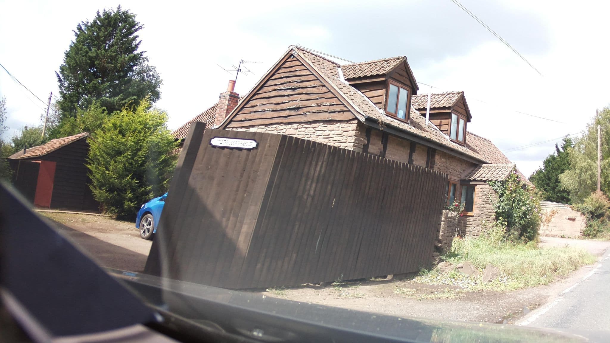 Street view near Little Treaddow Farmhouse B&B, Ross on Wye — © southglos (CC BY-SA · Mapillary)
