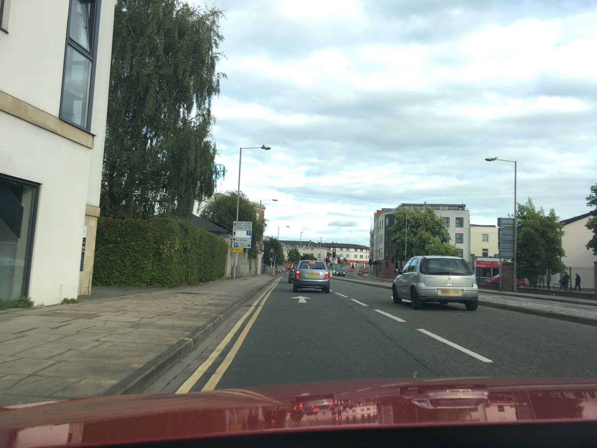 Street view near Cheltenham Luxury Apartments, Cheltenham — © southglos (CC BY-SA · Mapillary)