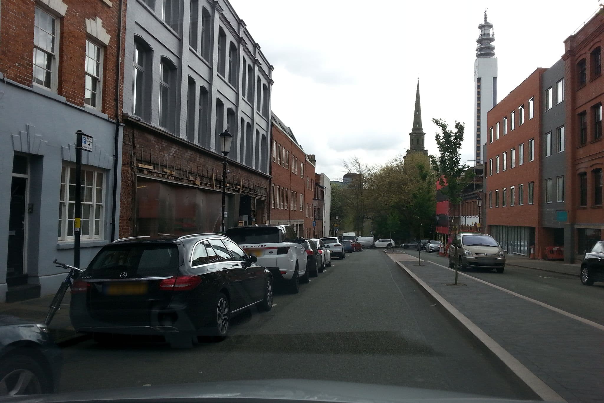 Street view near The Jewellery Suites Birmingham, Birmingham — © adam2 (CC BY-SA · Mapillary)