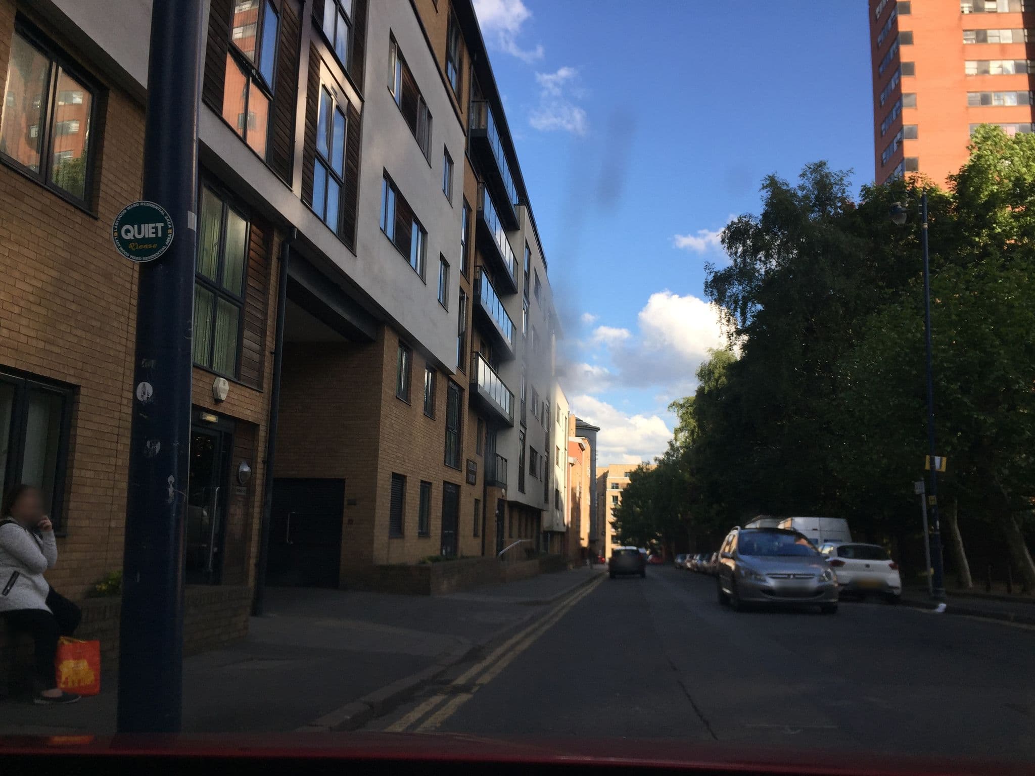 Street view near Comfort Zone Cutlass Court Apartments Birmingham, Birmingham — © chrisw100 (CC BY-SA · Mapillary)