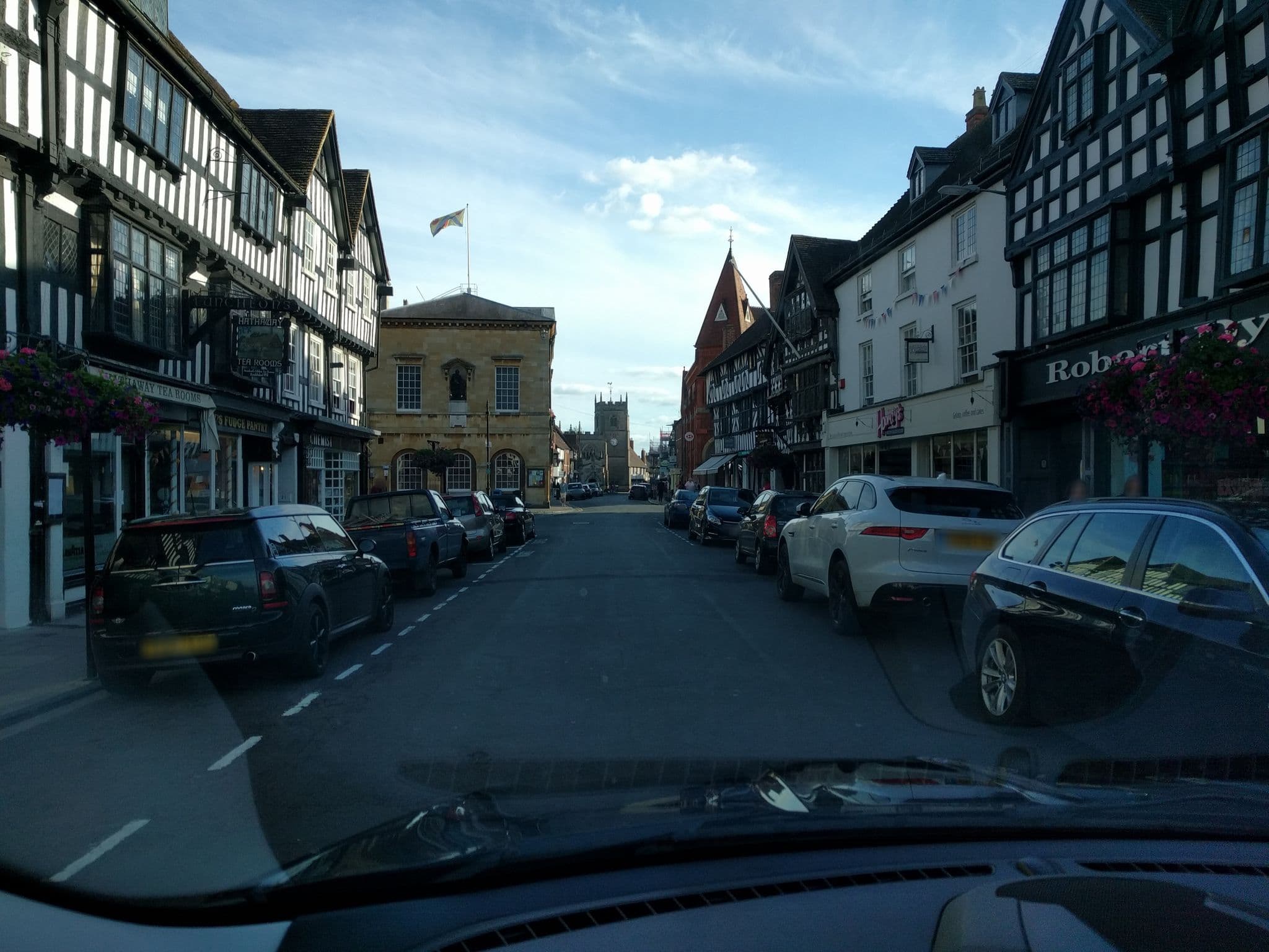 Street view near The Three Gables, Stratford-upon-Avon — © ebel (CC BY-SA · Mapillary)