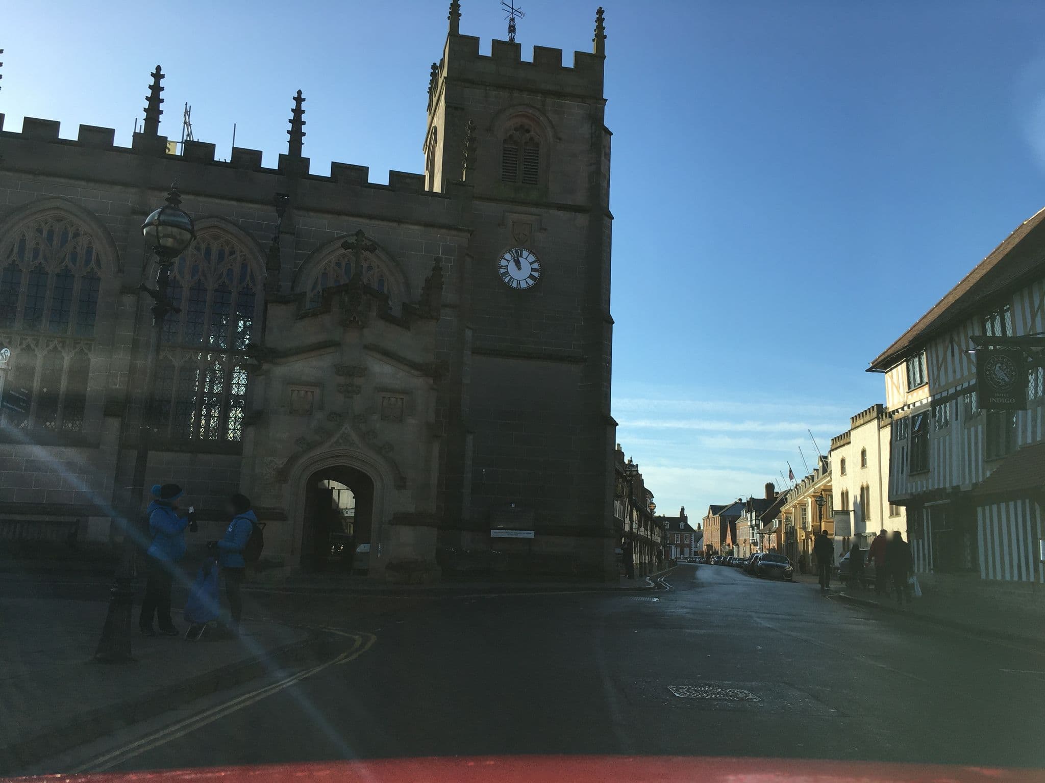 Street view near Falcon Hotel, Stratford-upon-Avon — © southglos (CC BY-SA · Mapillary)